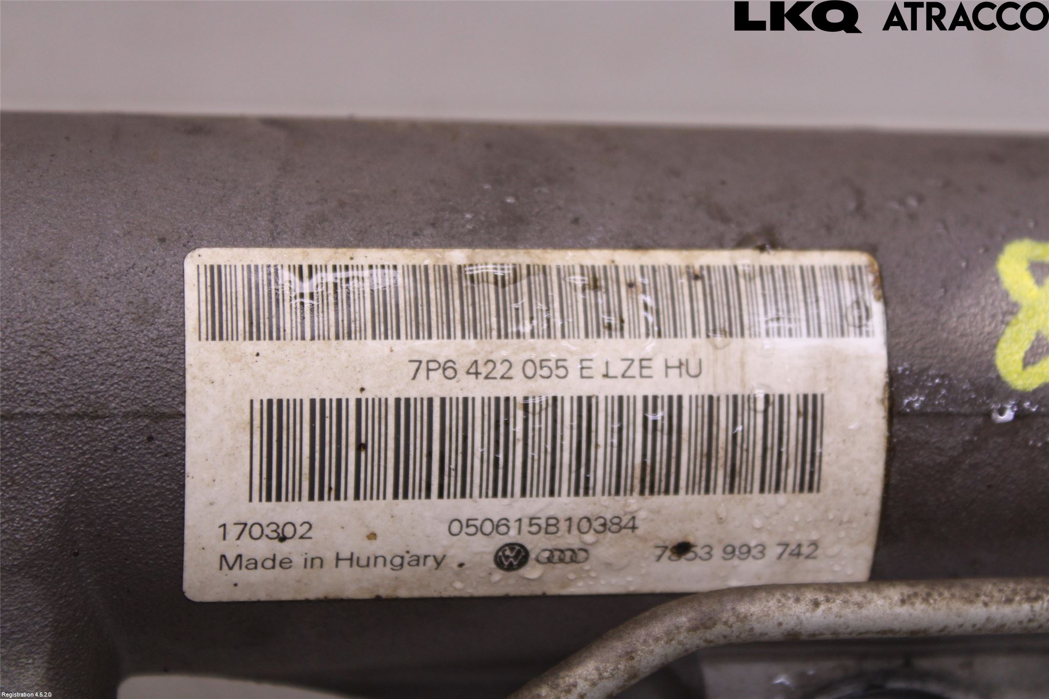 Volkswagen VW TOUAREG 7P 11-18 Styrväxel Servo -Snäcka