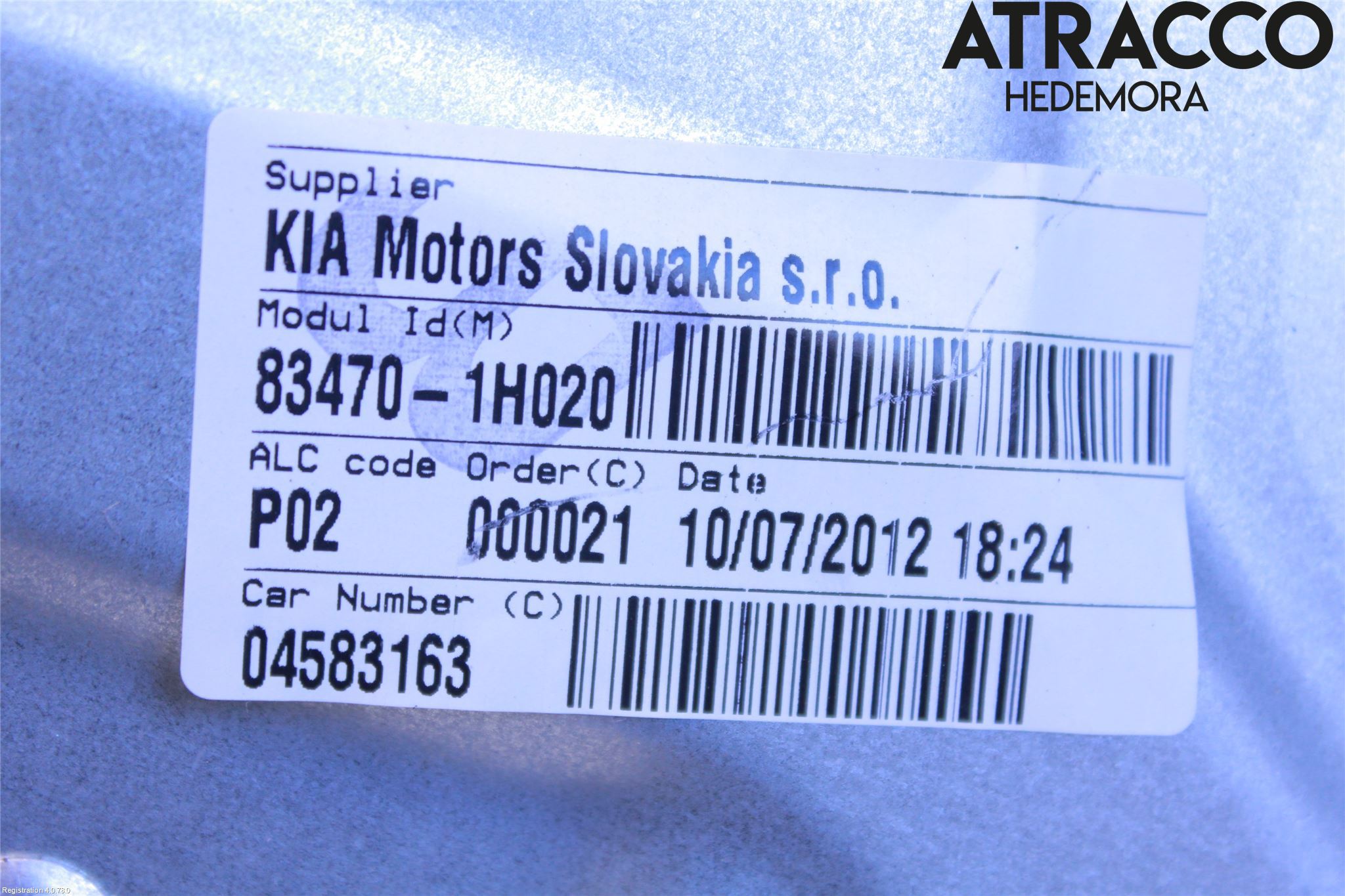 Kia CEED 06-12 Fönsterhiss El Kompl
