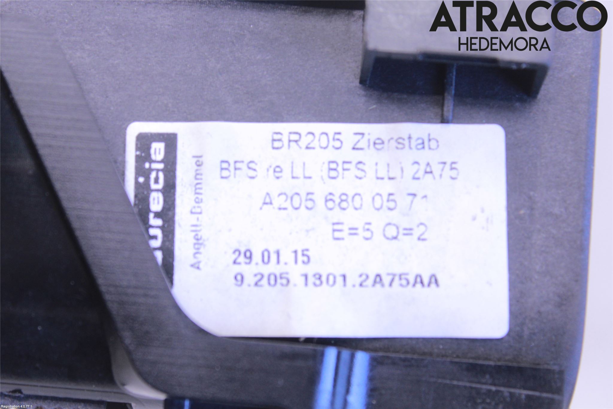 Mercedes-Benz MB C-KLASS (W205) 14-21 Instrumentbräda Inlägg-Dekorlist