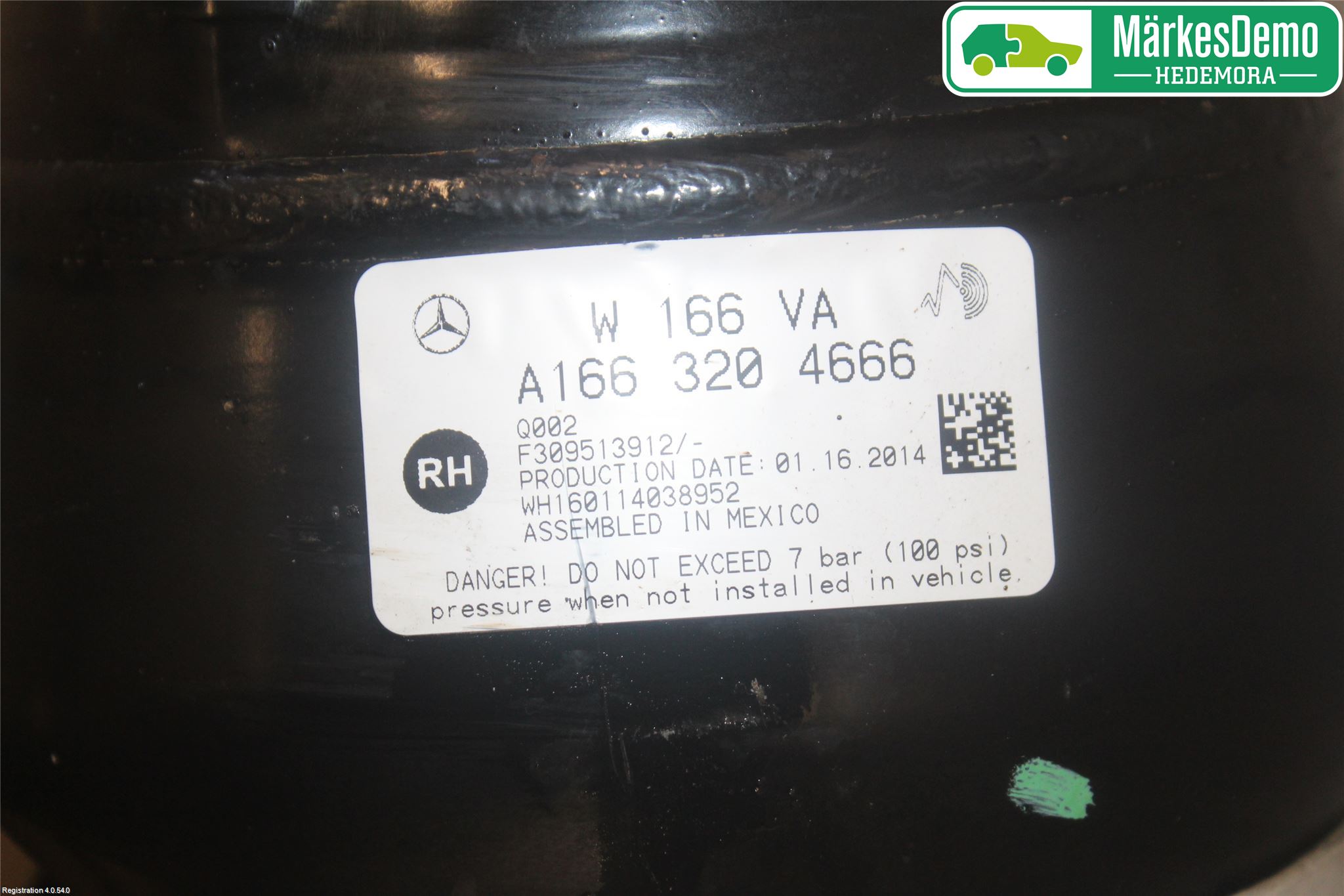 Mercedes-Benz MB GL/GLS-KLASS (X166) 12-19 Fjäderben Fram Höger