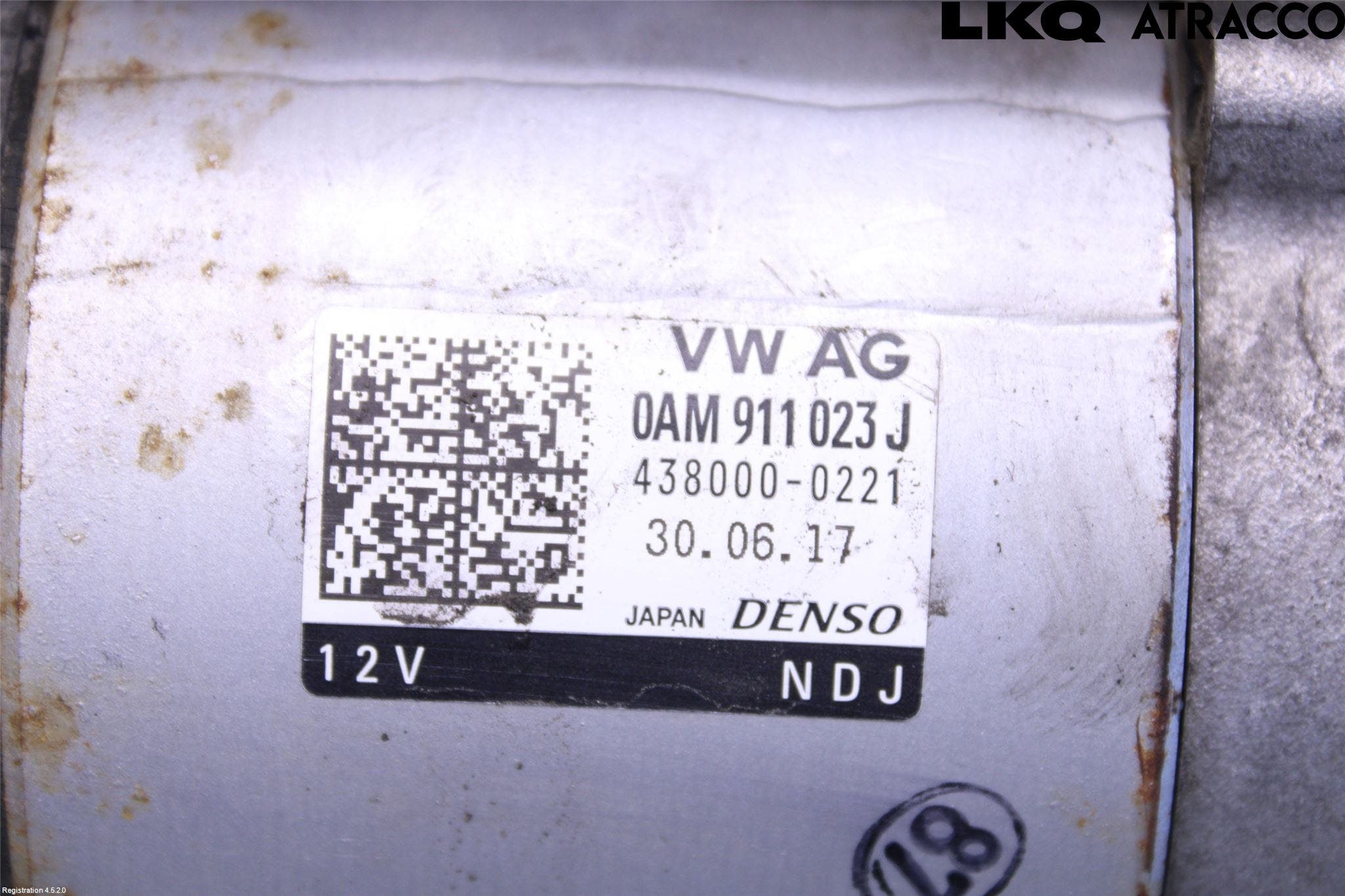 Volkswagen VW GOLF / E-GOLF VII 13-20 Startmotor Diesel