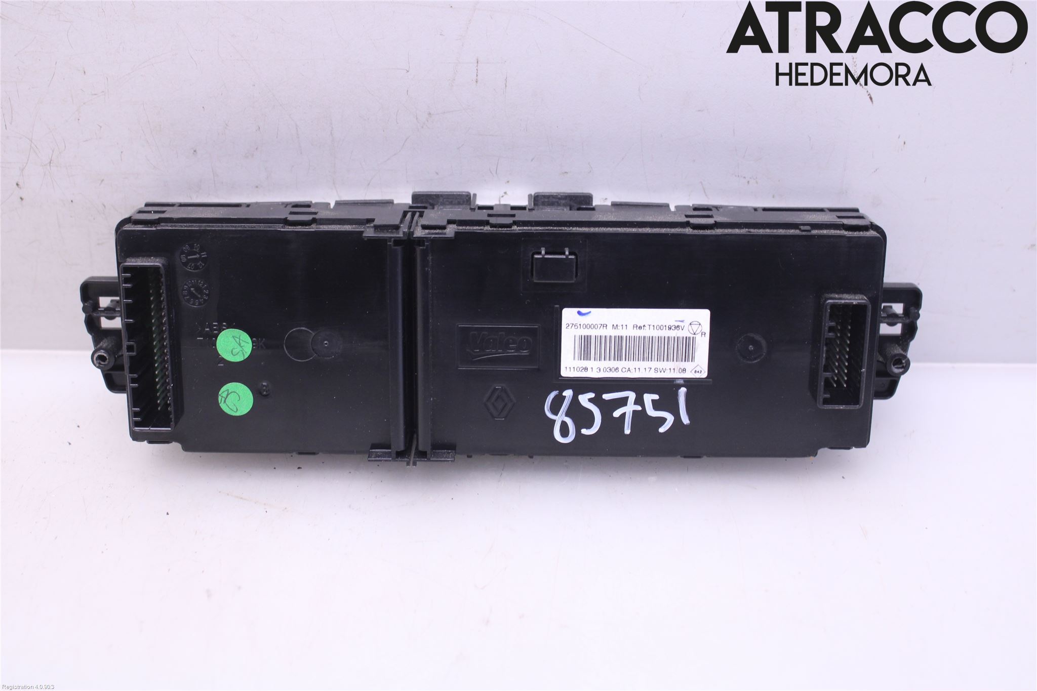 Renault MEGANE III 09-15 Ac Styrenhet Ac Manöveren