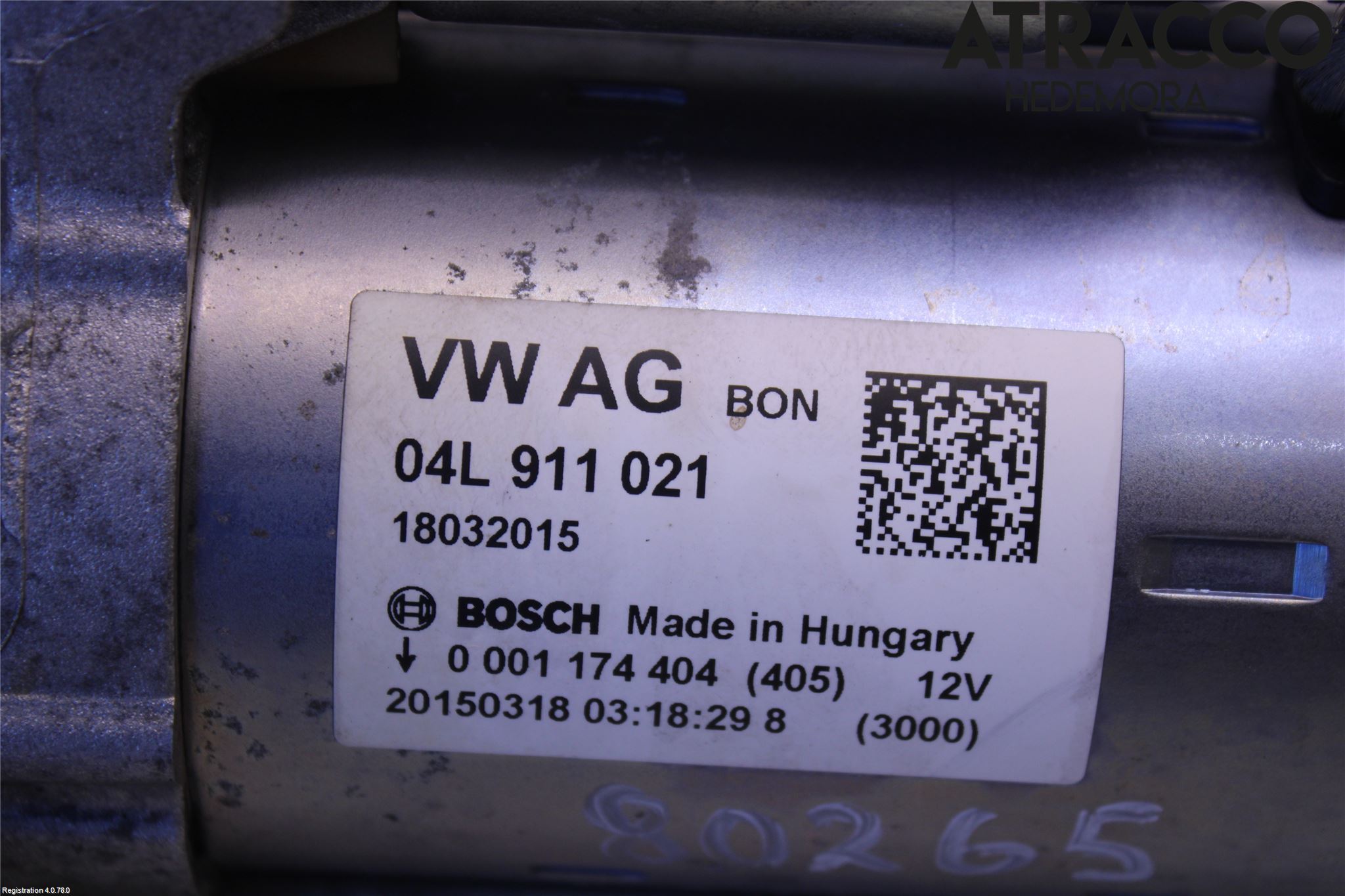 Audi A5 07-16 Startmotor Diesel