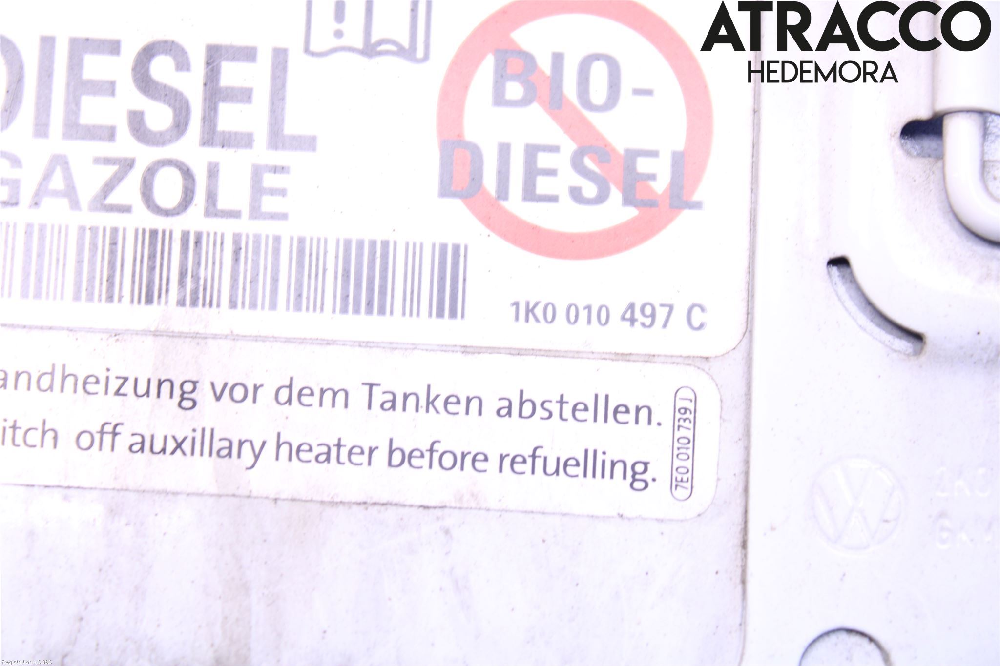 Volkswagen VW CADDY 16-20 Tanklucka