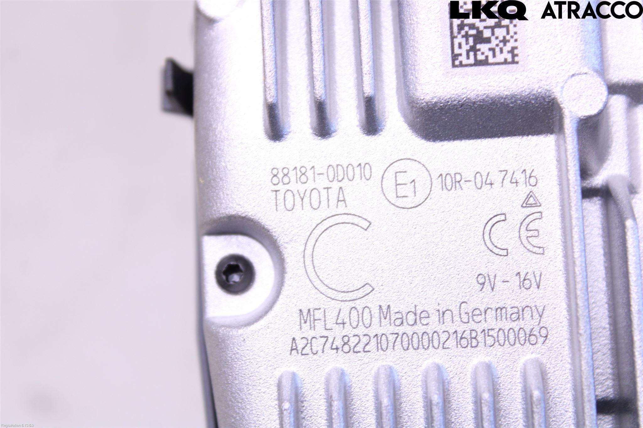 Toyota YARIS XP130 15-20 Sensor Aktivt Kollisionsskydd