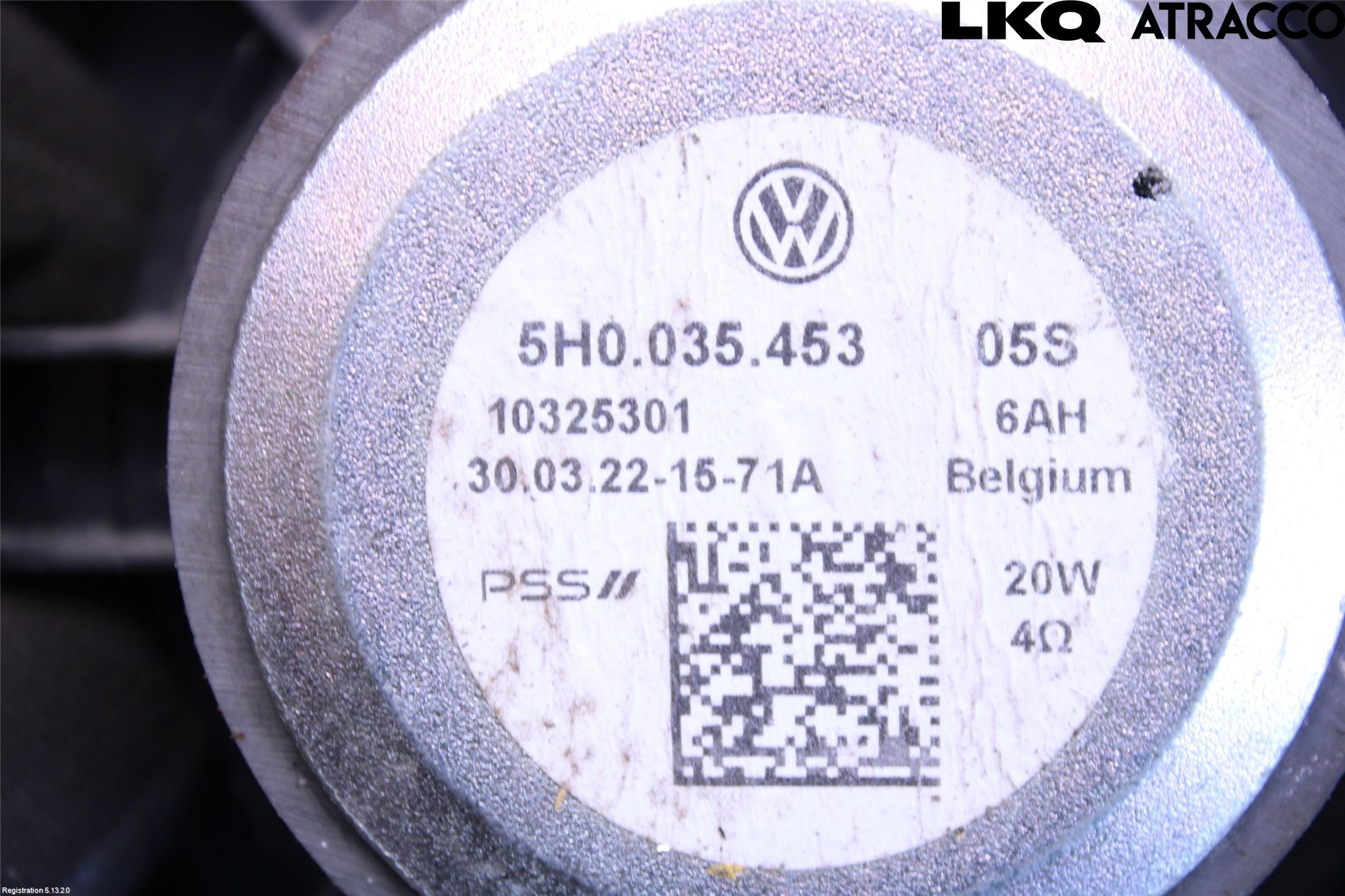 Volkswagen VW GOLF / E-GOLF VIII 20- Högtalare