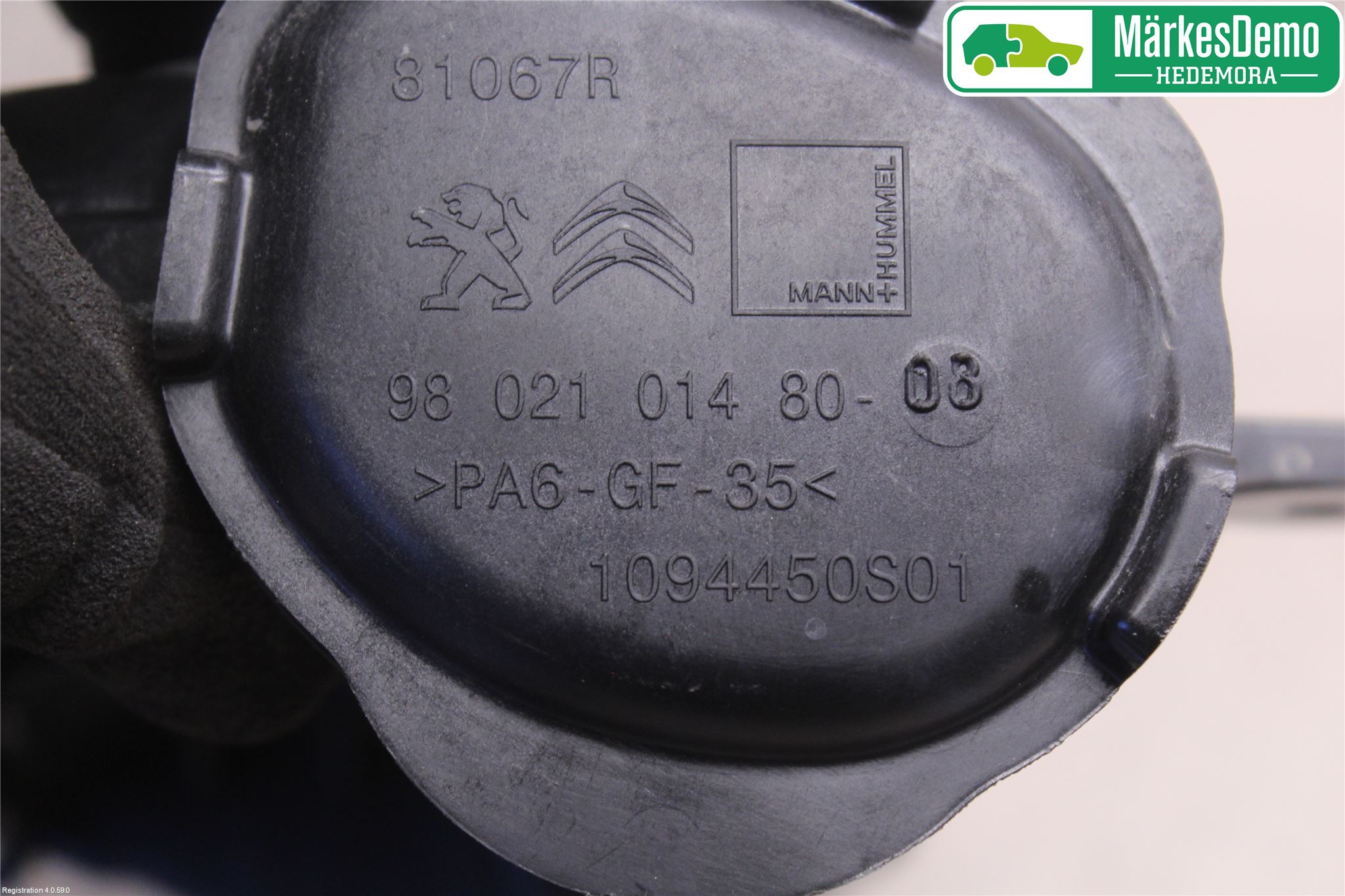 Peugeot 308 14-21 Grenrör Insug