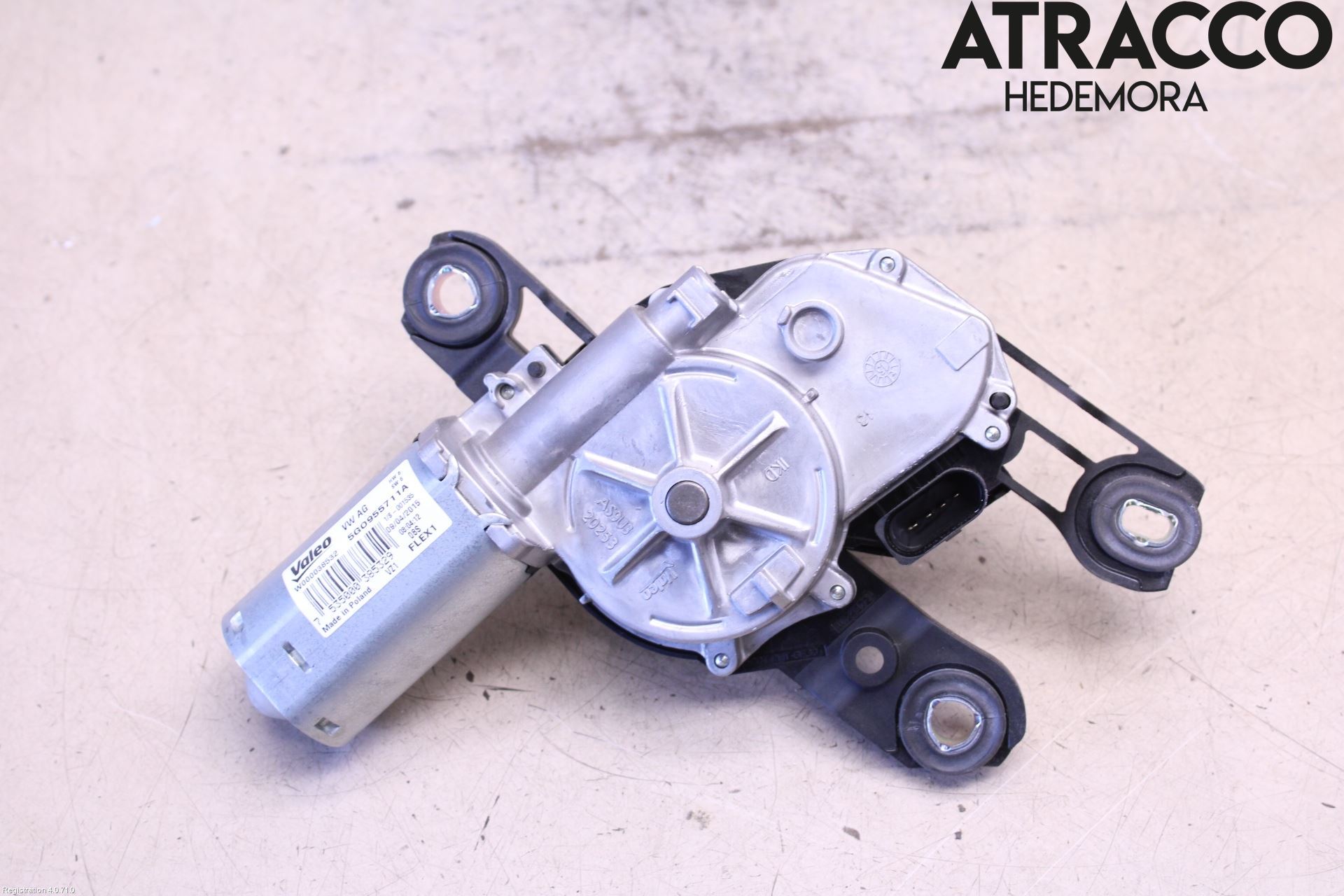 Volkswagen VW GOLF / E-GOLF VII 13-20 Torkarmotor Baklucka