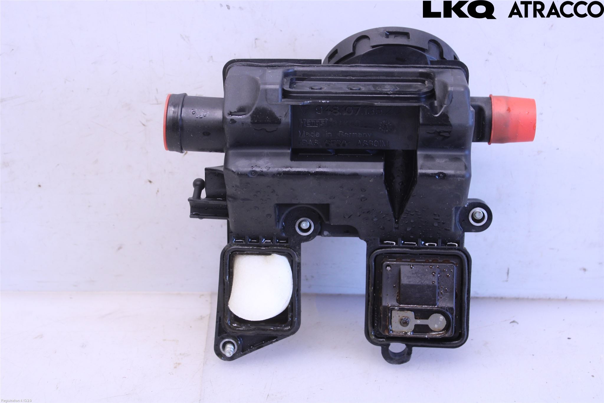Porsche PANAMERA 09- Vevhusventilation Slang-Rör