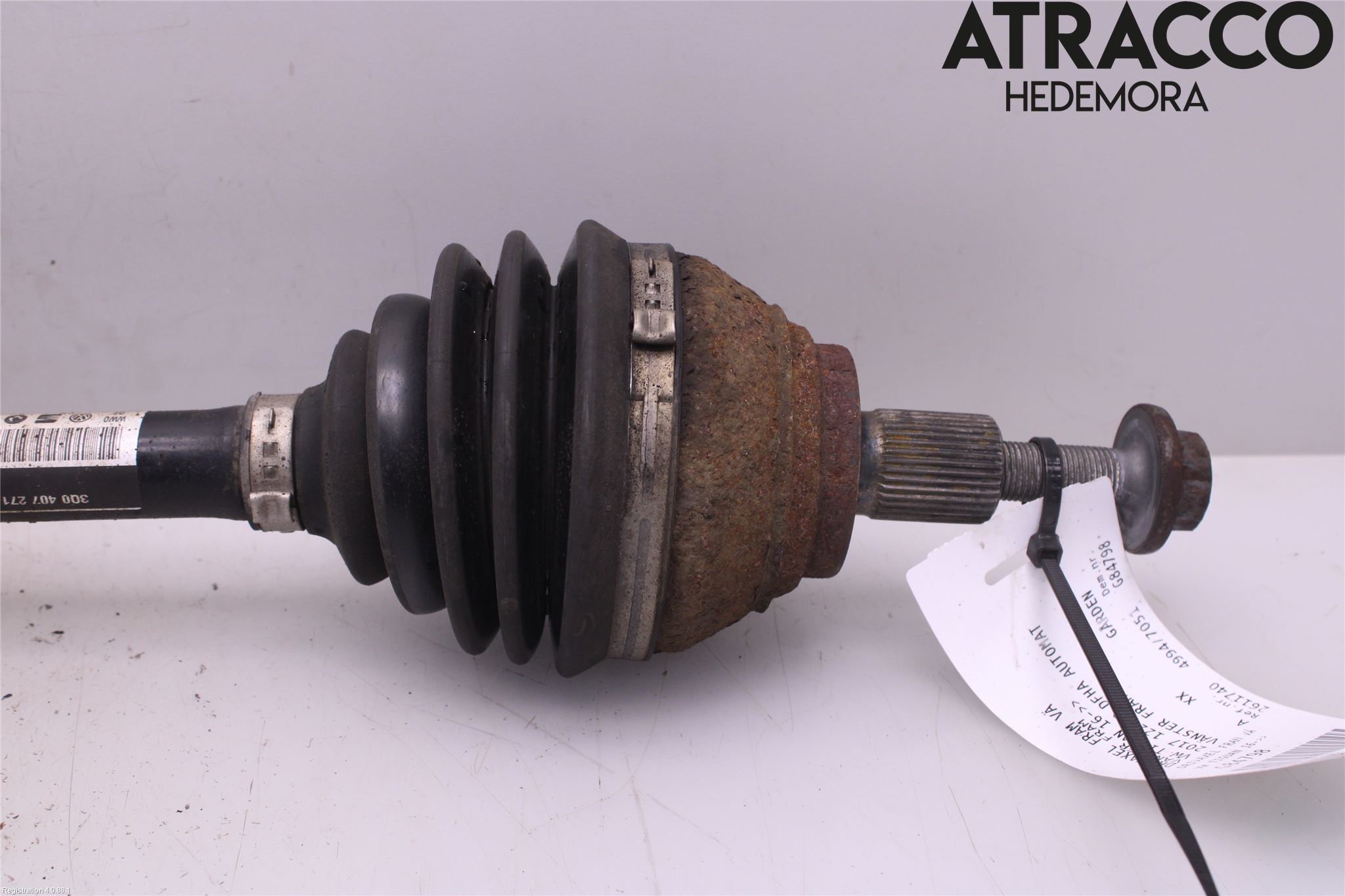 Volkswagen VW TIGUAN 16-24 Drivaxel Fram Vänster