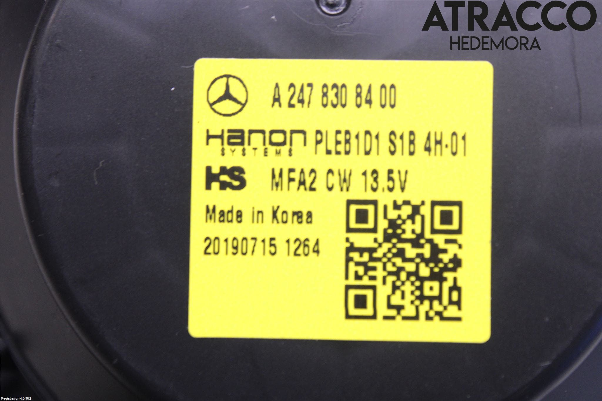 Mercedes-Benz MB CLA-KLASS (C118/X118) 19- Ac Värmefläkt