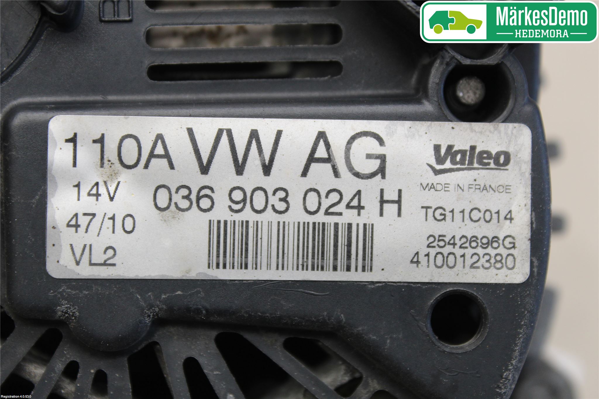 Volkswagen VW POLO 10-17 Generator