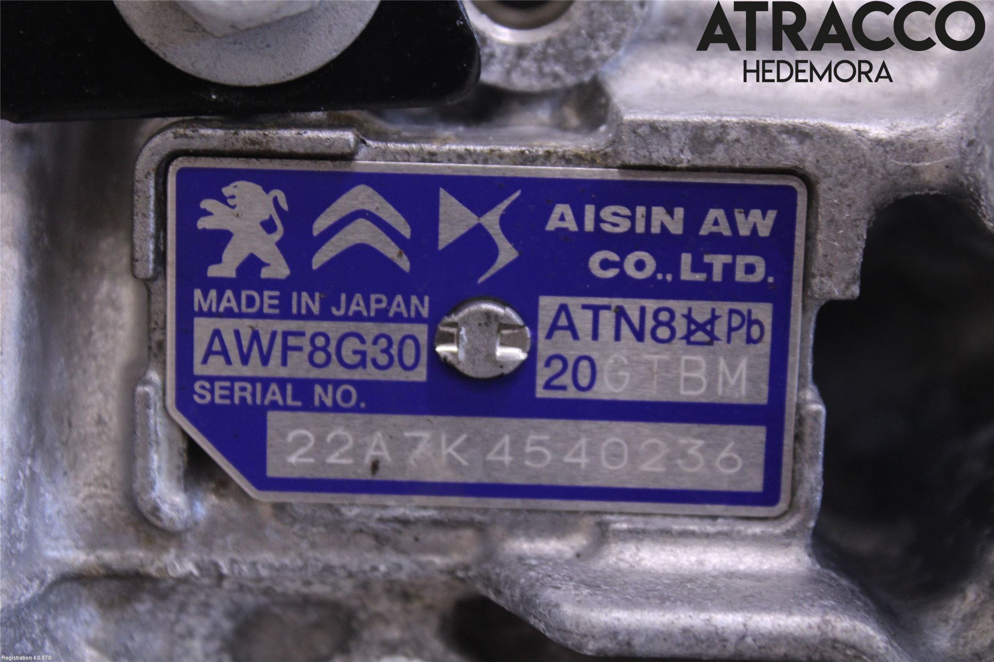 Peugeot 2008/E-2008 20- Växellåda Automat