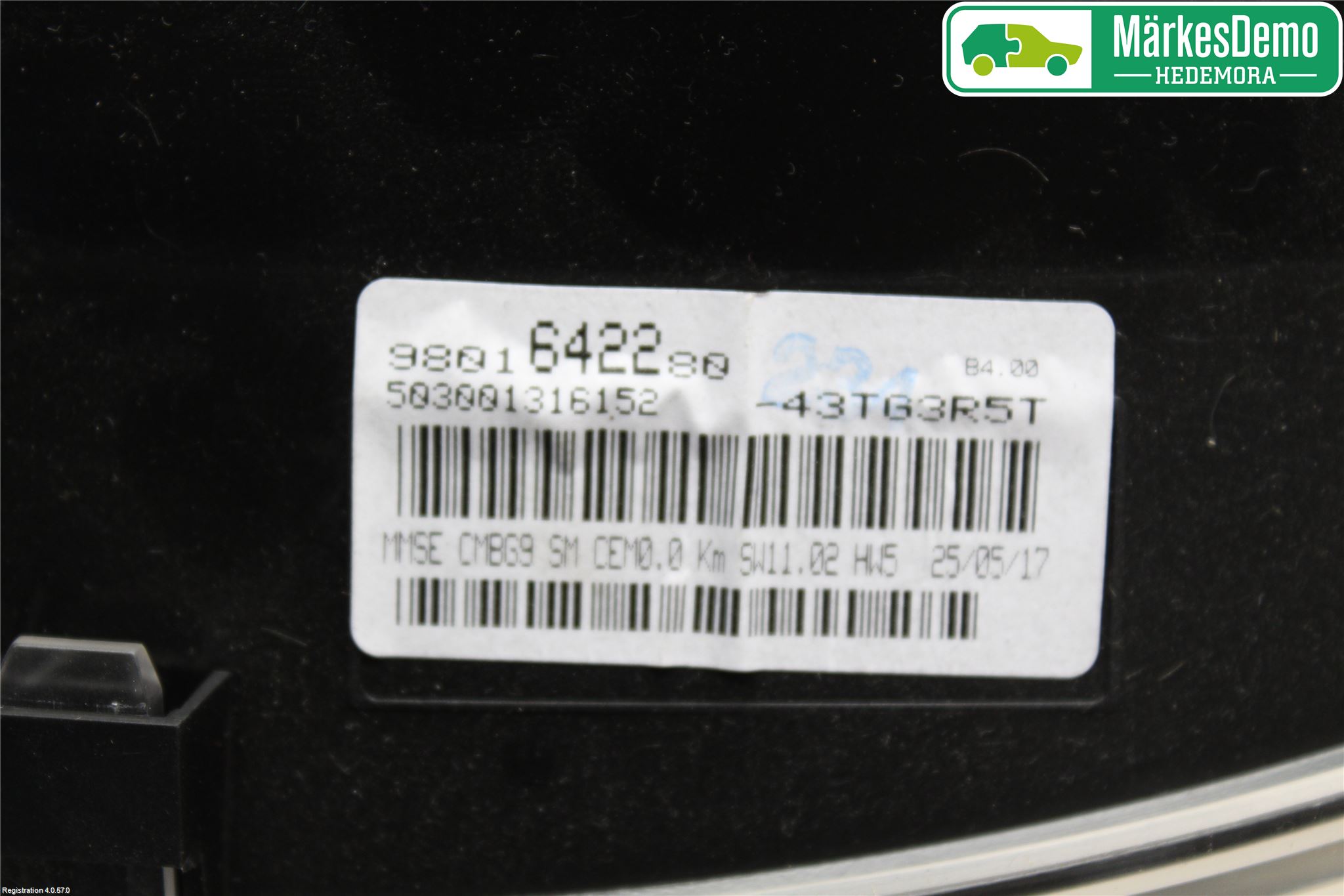 Peugeot PARTNER 16-18 Instrument Komb