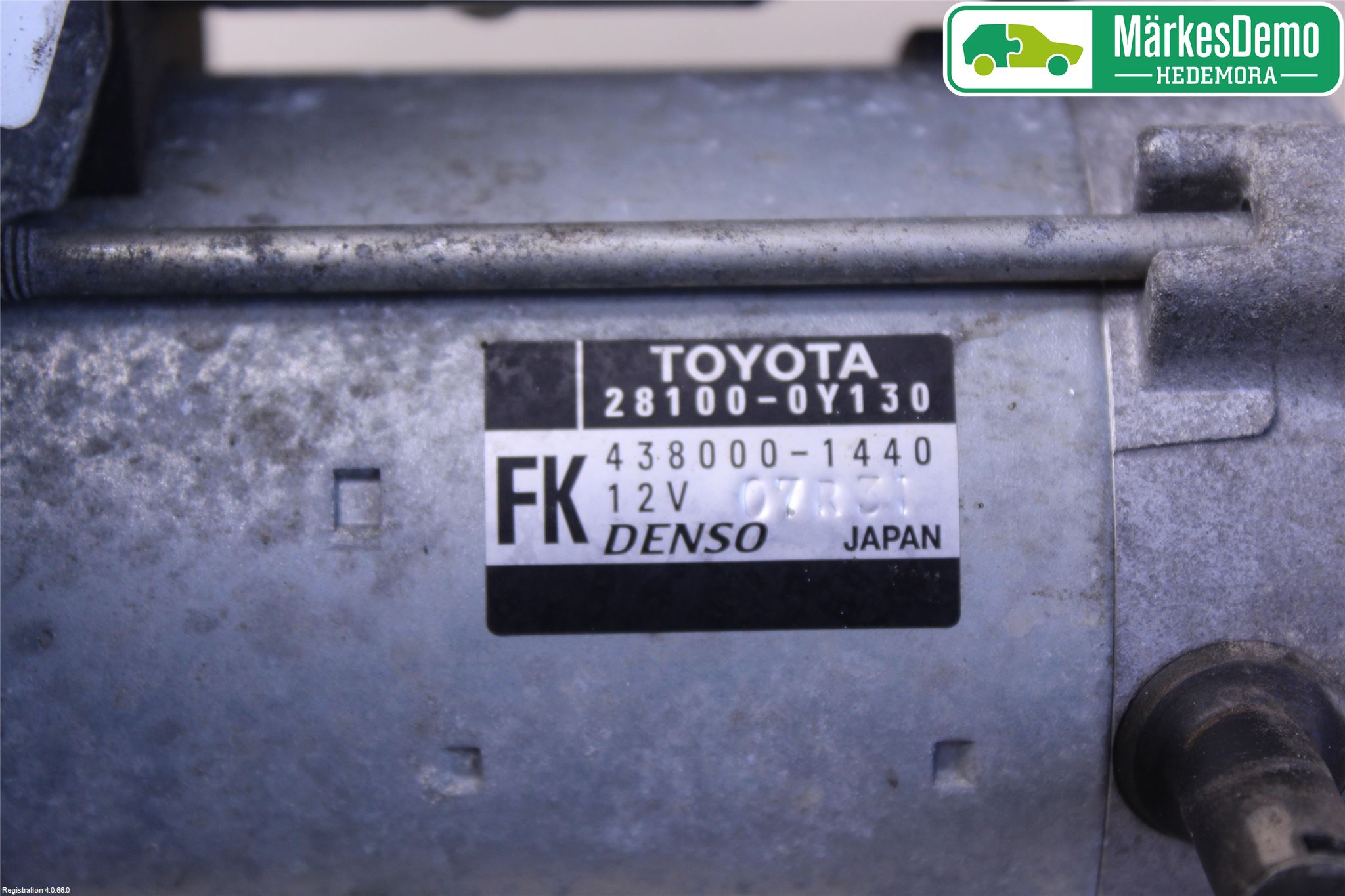 Toyota YARIS XP130 15-20 Startmotor