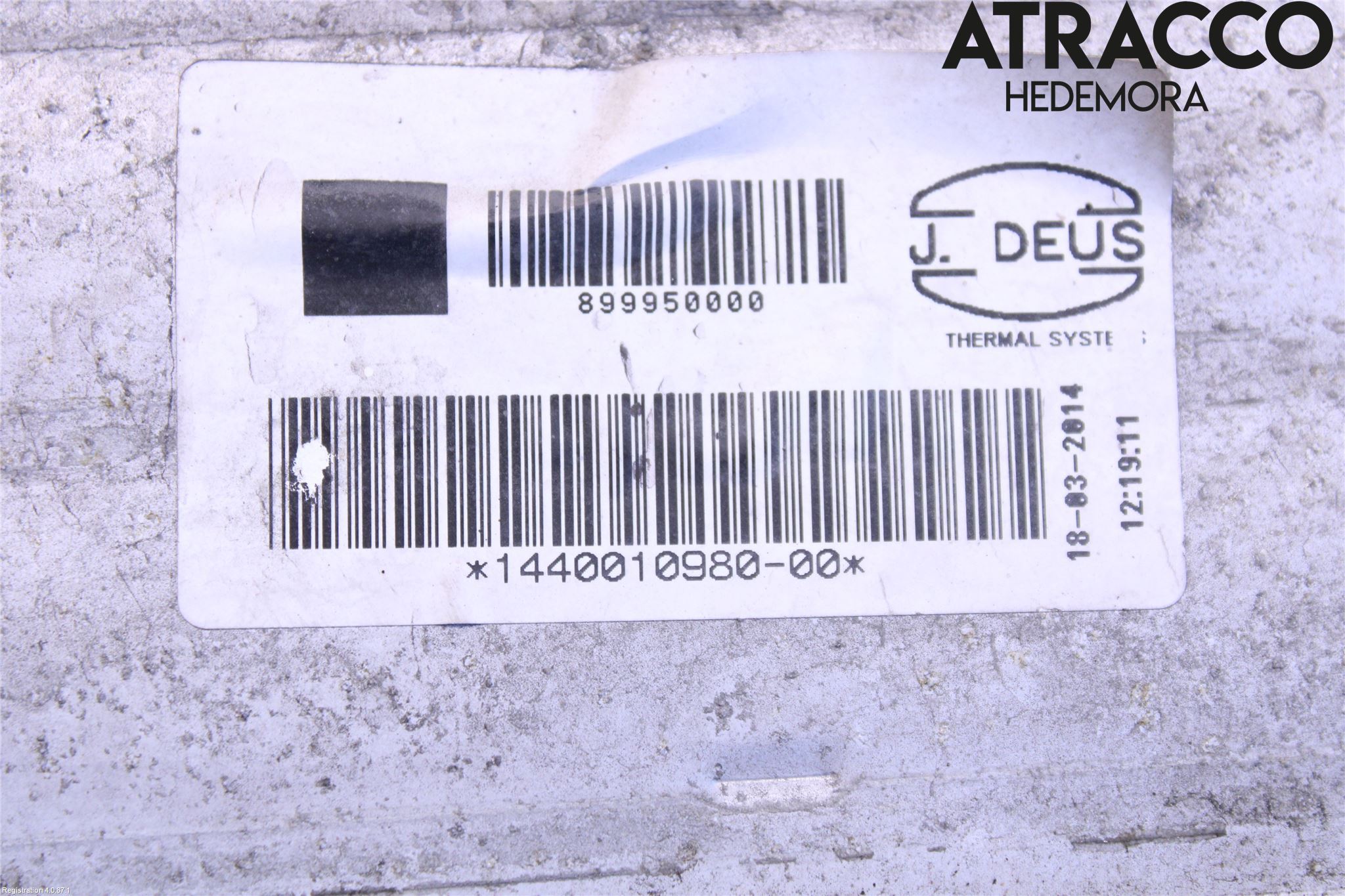 Citroen JUMPY 07-16 Laddluft-Intercooler Kyl