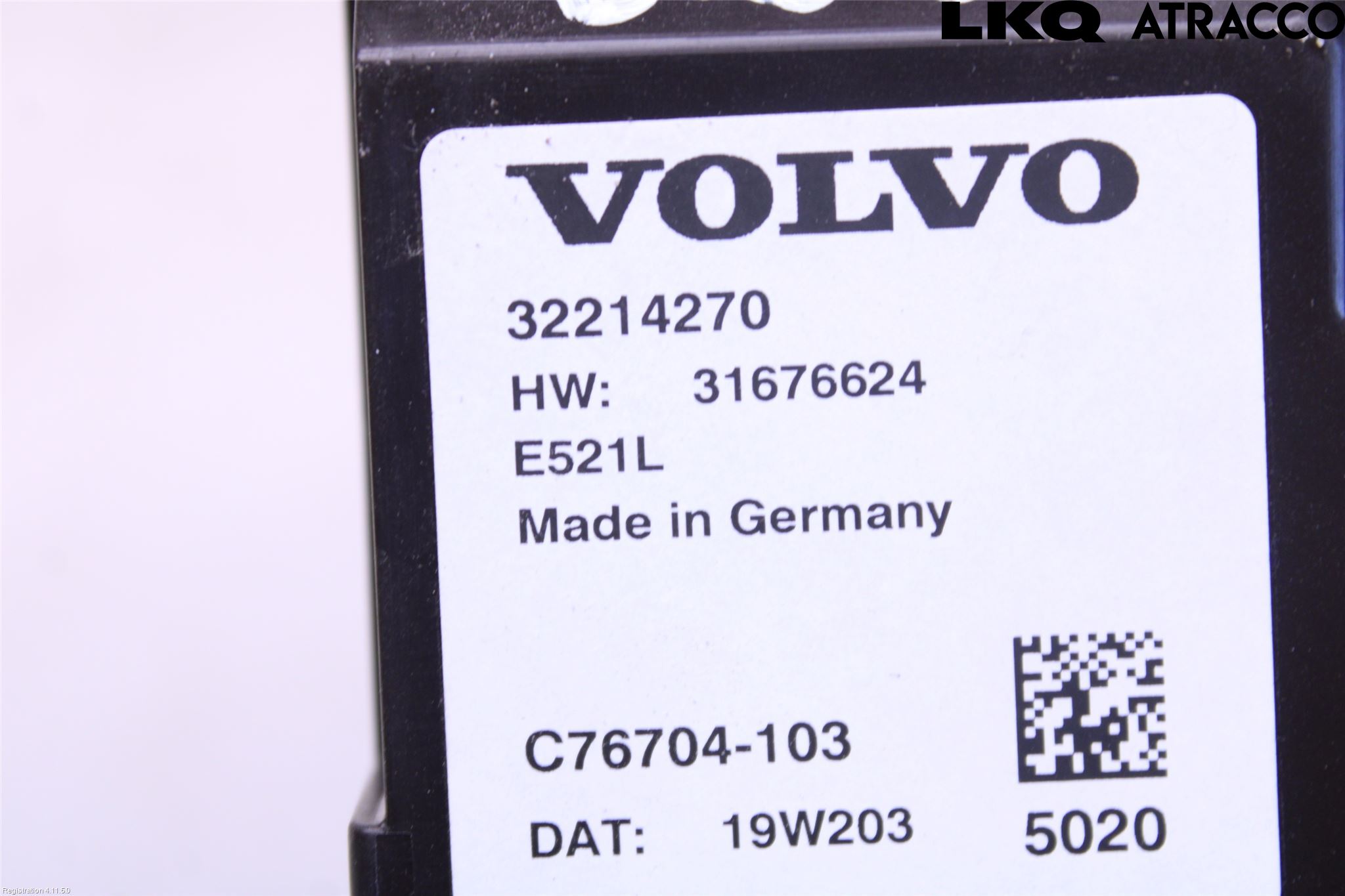 Volvo XC60 18- Styrenhet Baklucka