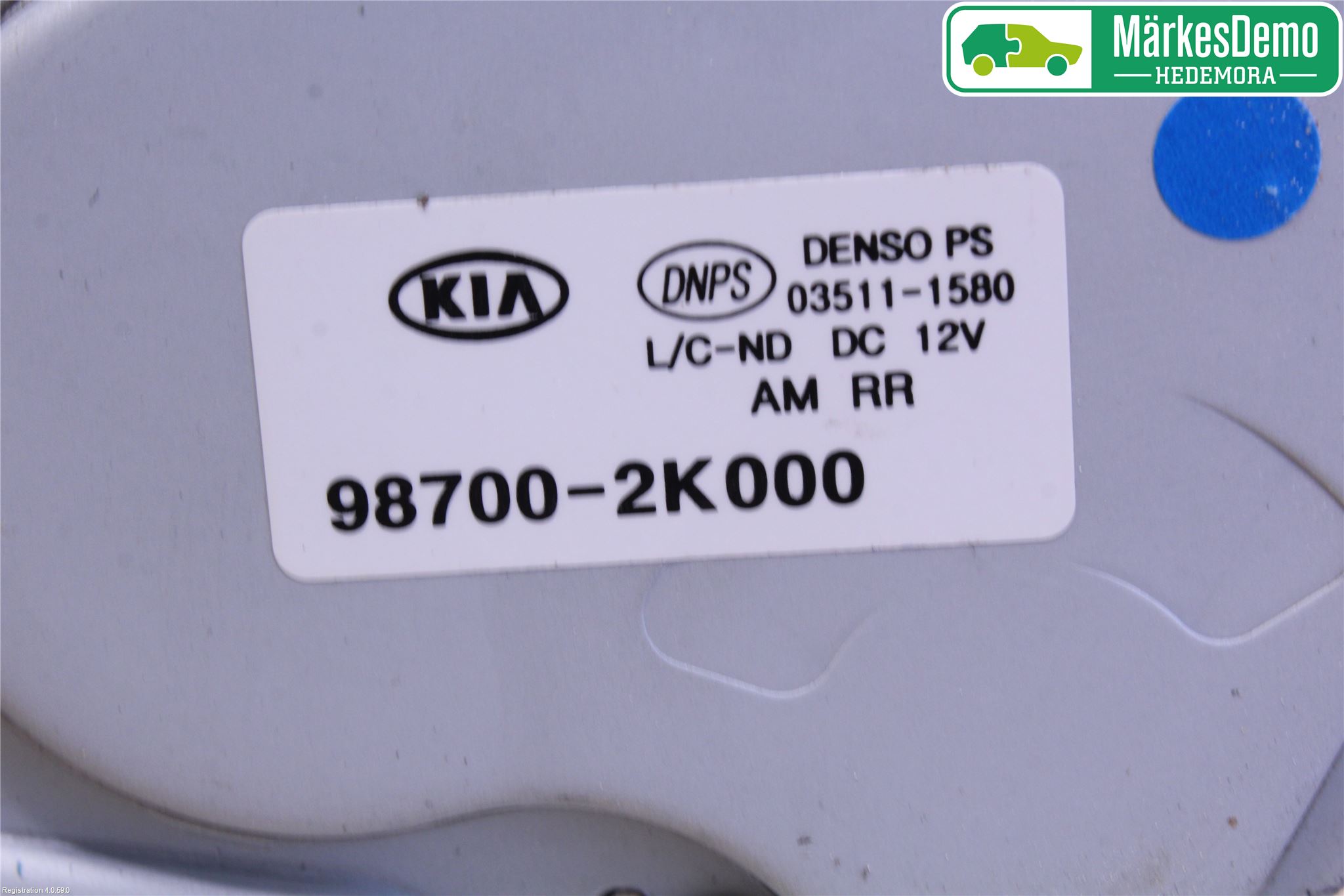 Kia SOUL 09- Torkarmotor Baklucka