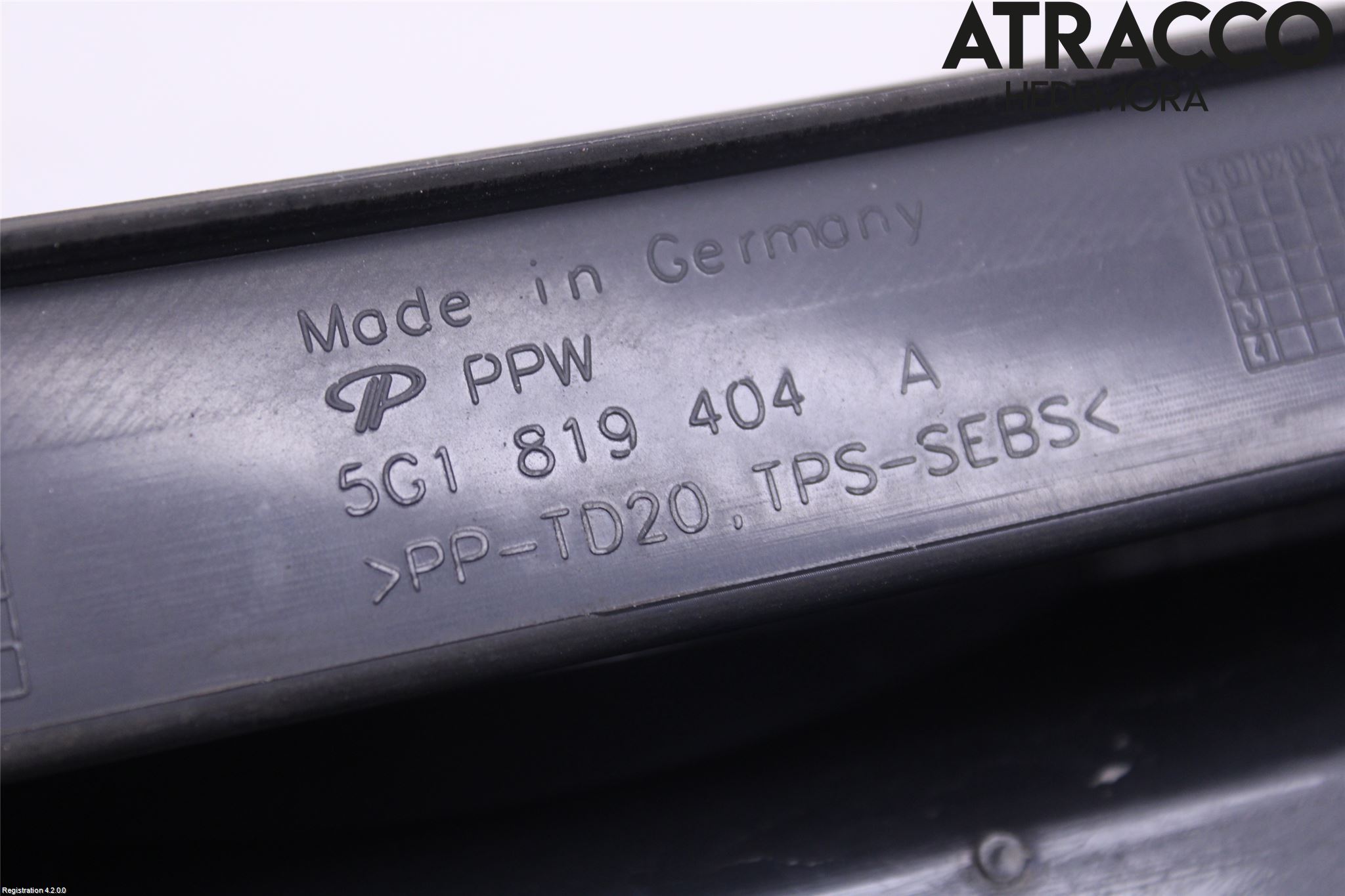 Volkswagen VW GOLF / E-GOLF VII 13-20 Torpedplåt-Torpedplast