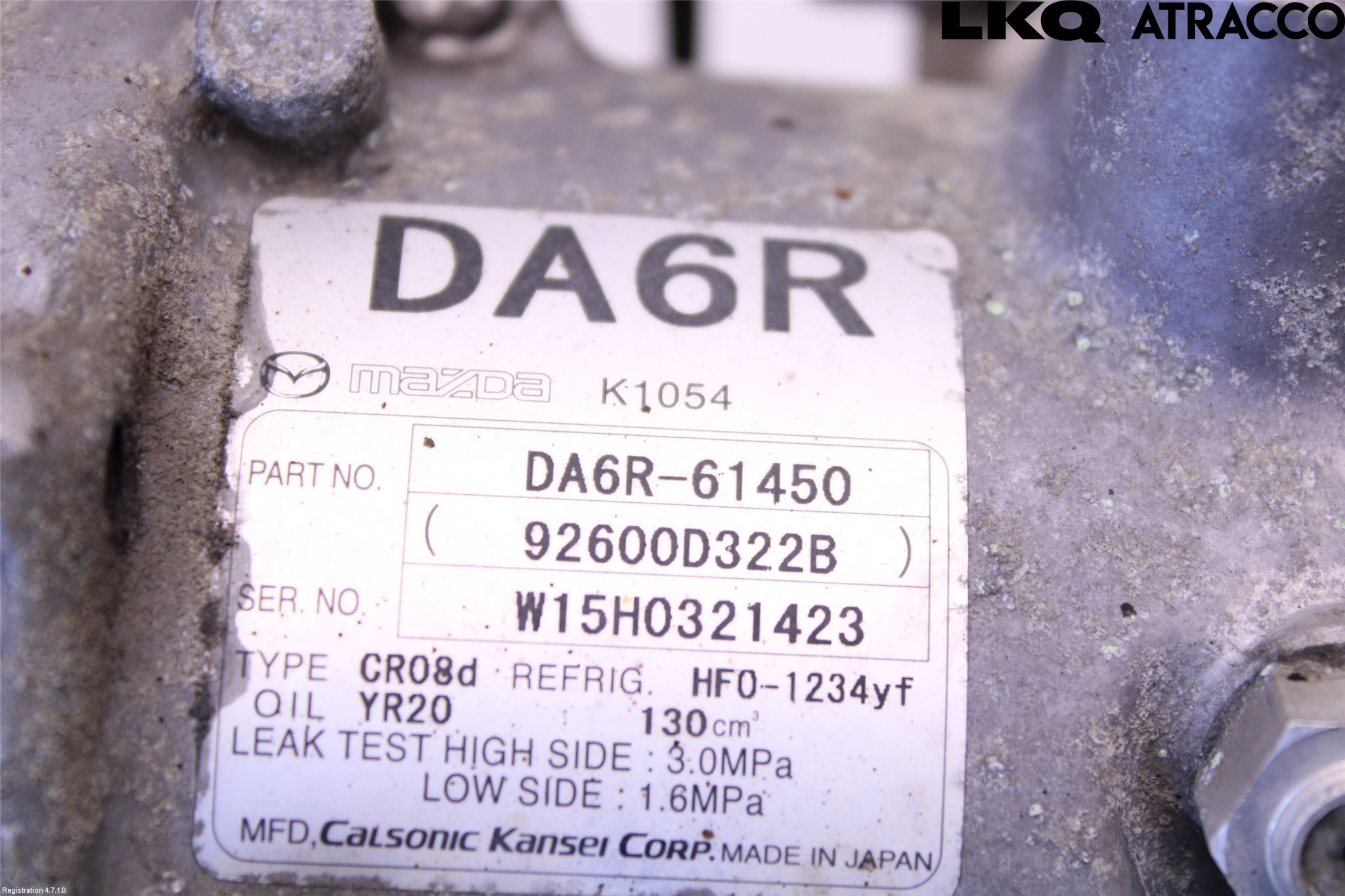 Mazda CX-3 Ac Kompressor