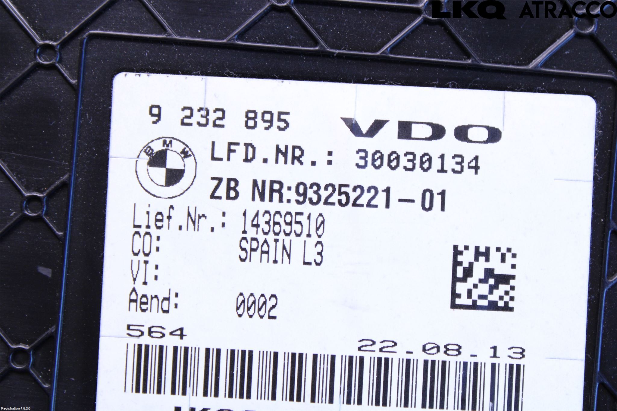 BMW 4 F32/F33/F82/F83 13-20 Instrument Komb