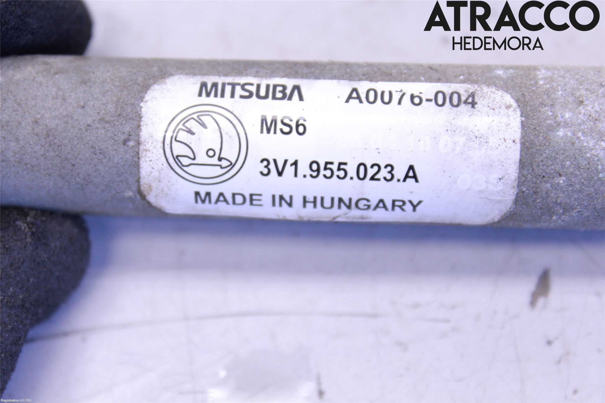 Skoda SUPERB 16-24 Torkarmekanism Vindruta