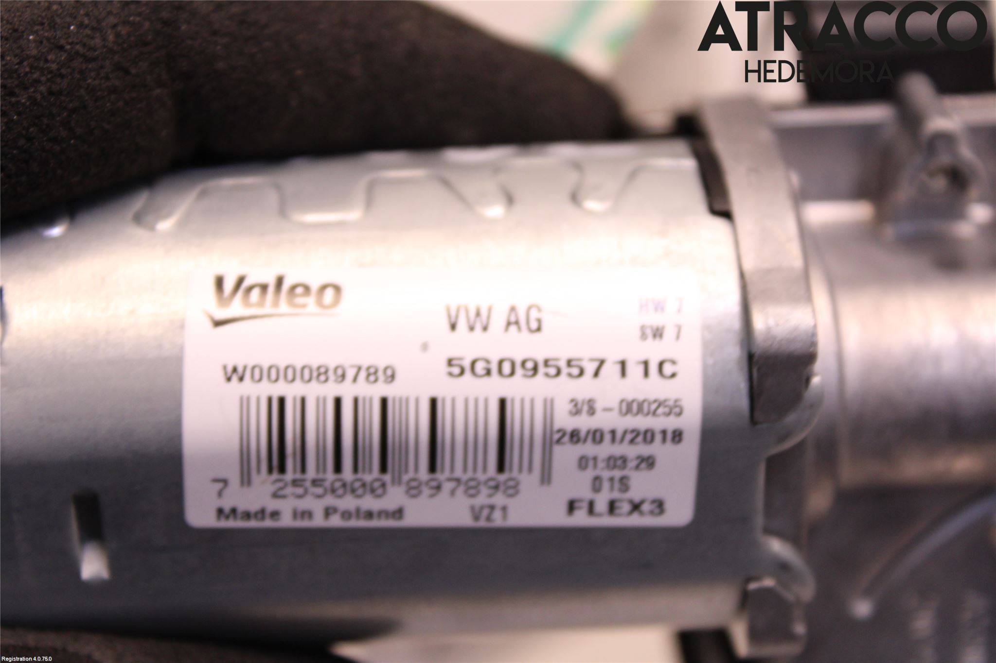 Volkswagen VW POLO VI 18->> Torkarmotor Baklucka