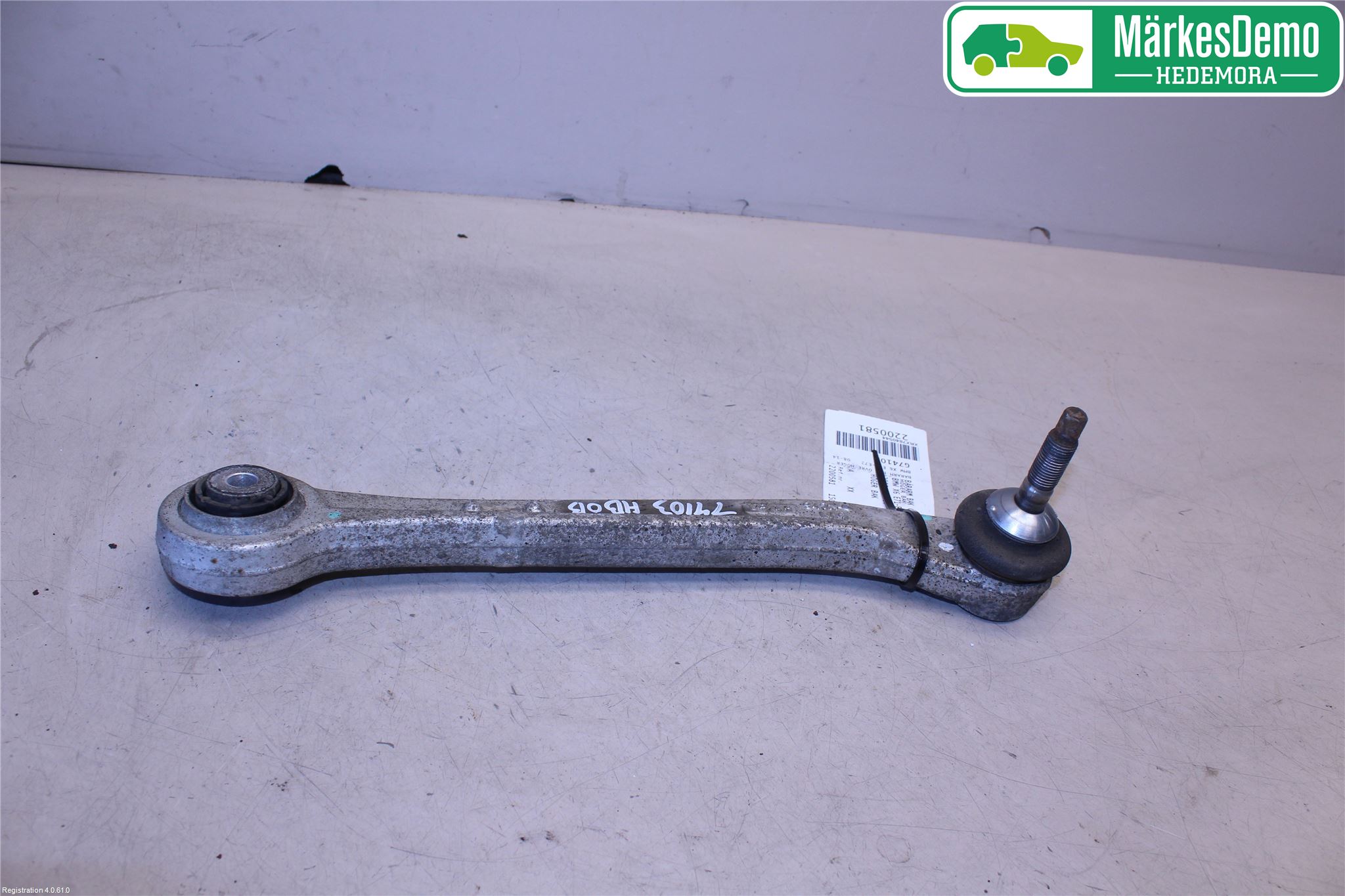 BMW X6 E71/E72   08-14 Bärarm Bak Övre Höger