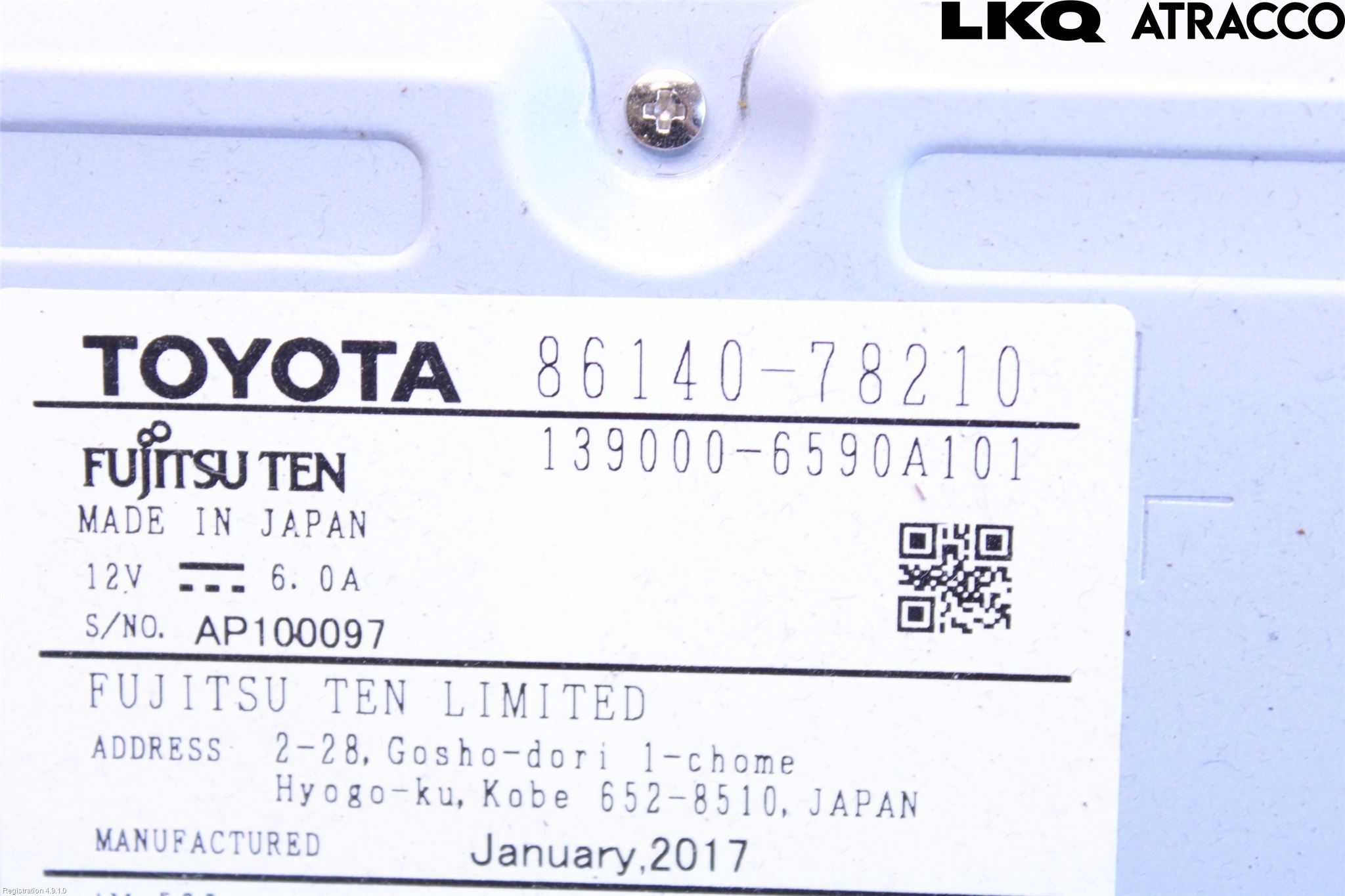 Lexus NX 300h 15-21 Cd Radio - Multimediapanel