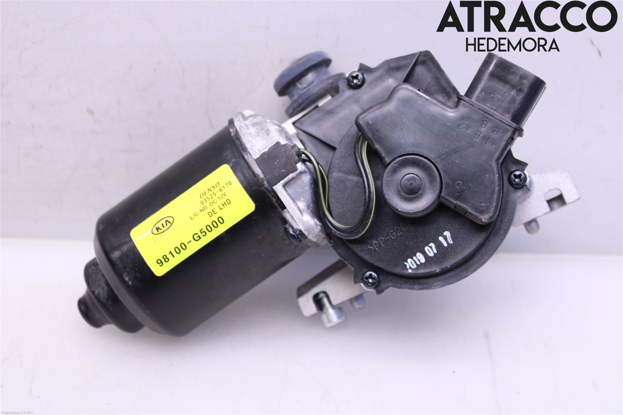 Kia NIRO (DE) 17-22 Torkarmotor Vindruta