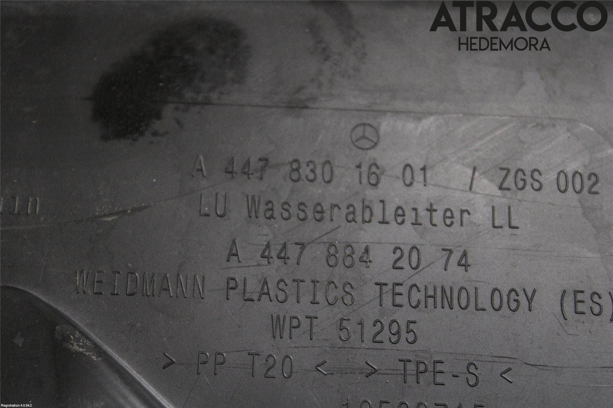 Mercedes-Benz MB VITO/V-KLASS (W640,W447,W448) 14- Torpedplåt-Torpedplast