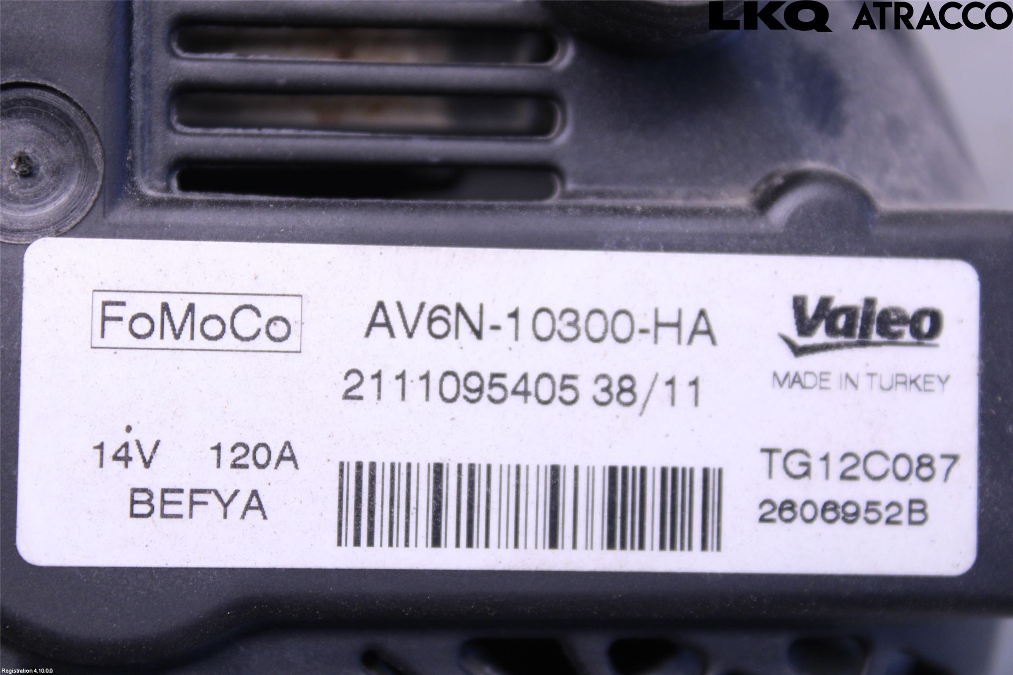 Ford FIESTA 13-17 Generator