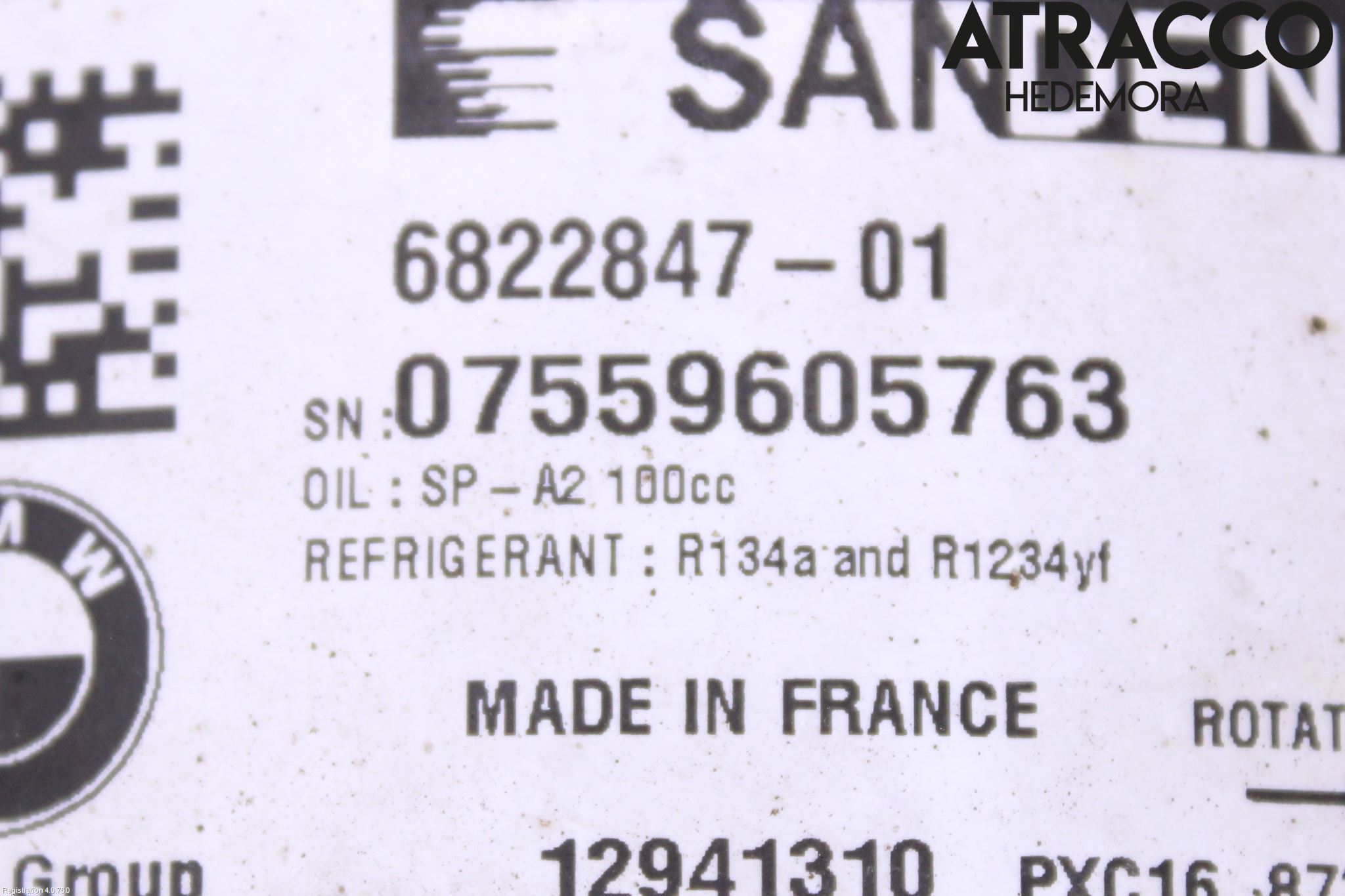 BMW 5 G30/G31/F90 17-23 Ac Kompressor