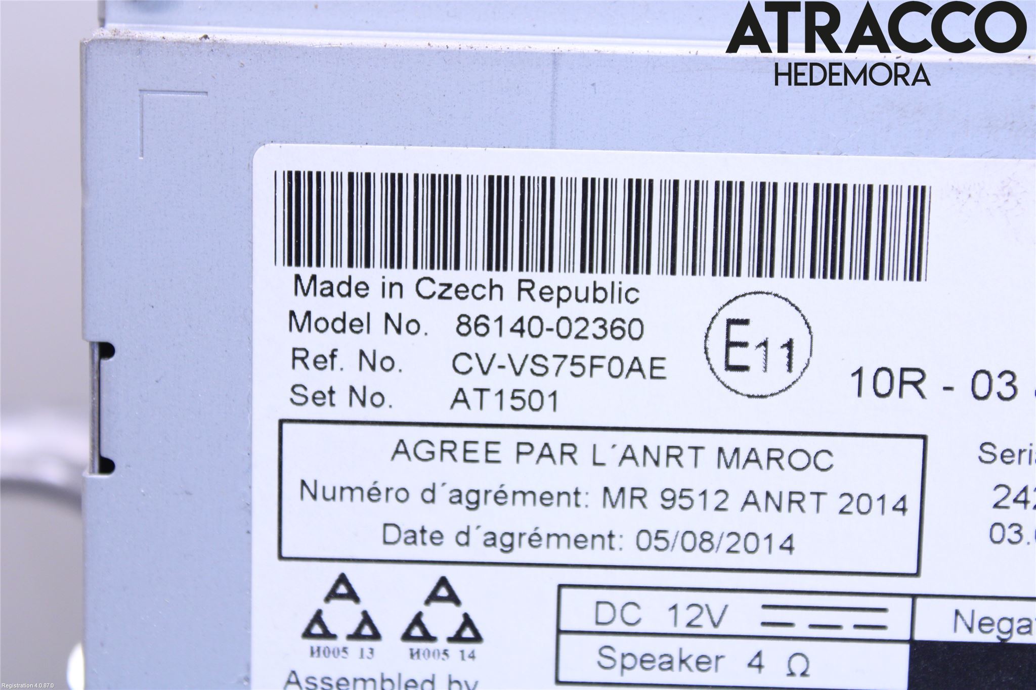 Toyota AURIS 13-19 Cd Radio - Multimediapanel