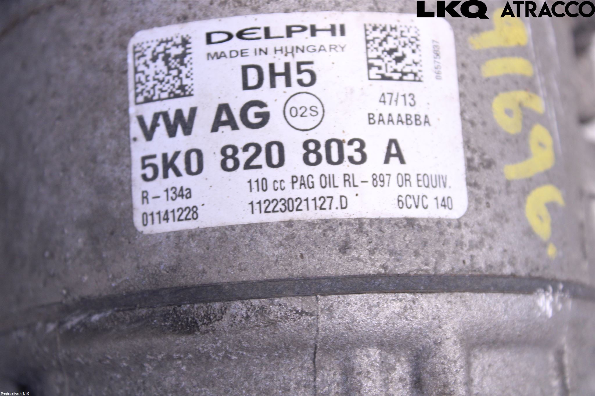 Volkswagen VW PASSAT 15-19 Ac Kompressor