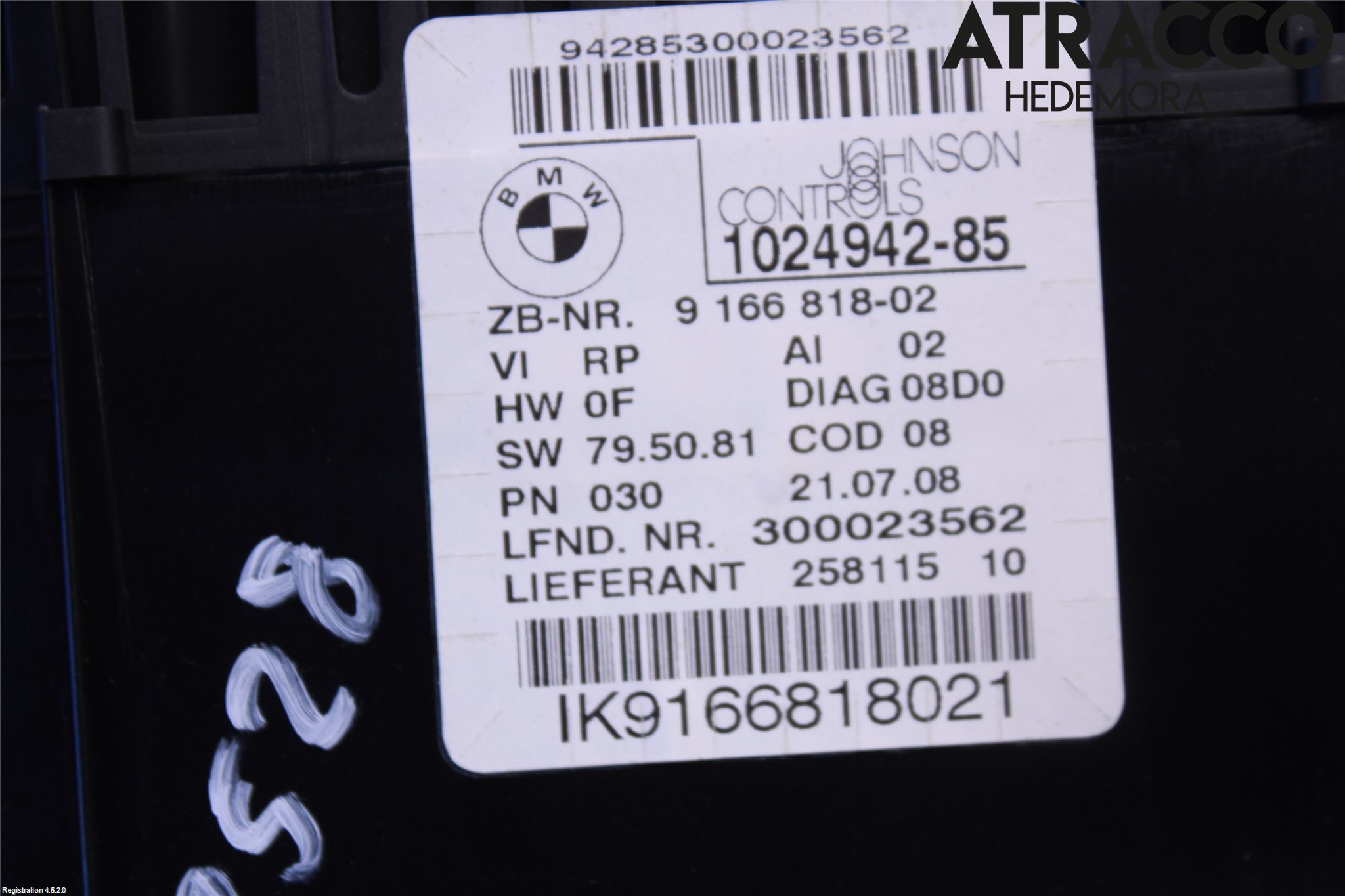 BMW 1 E82/88 Coupé/Cab 06-13 Instrument Komb