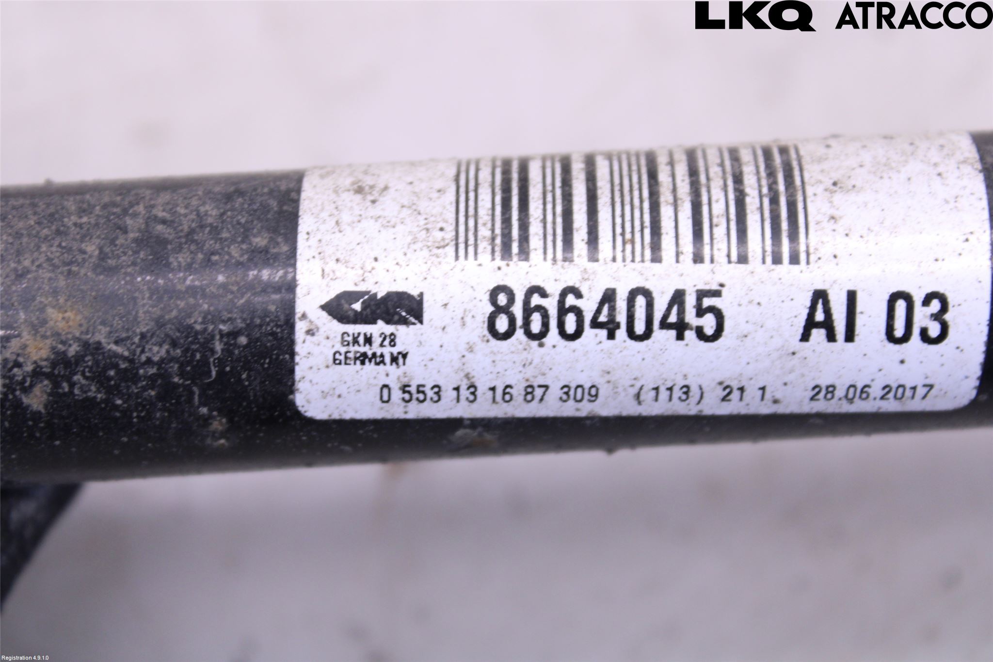 BMW 5 G30/G31/F90 17-23 Drivaxel Bak Vänster