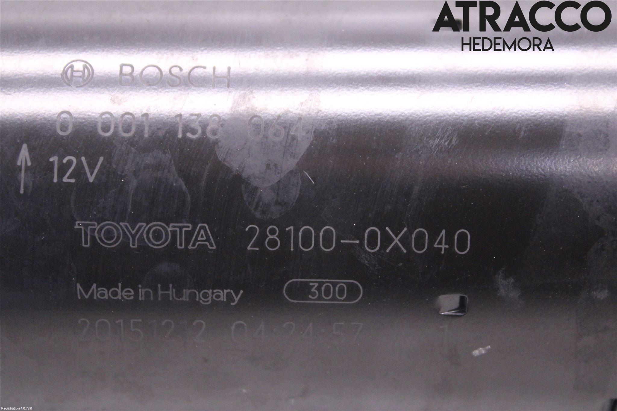 Toyota AURIS 13-19 Startmotor Diesel