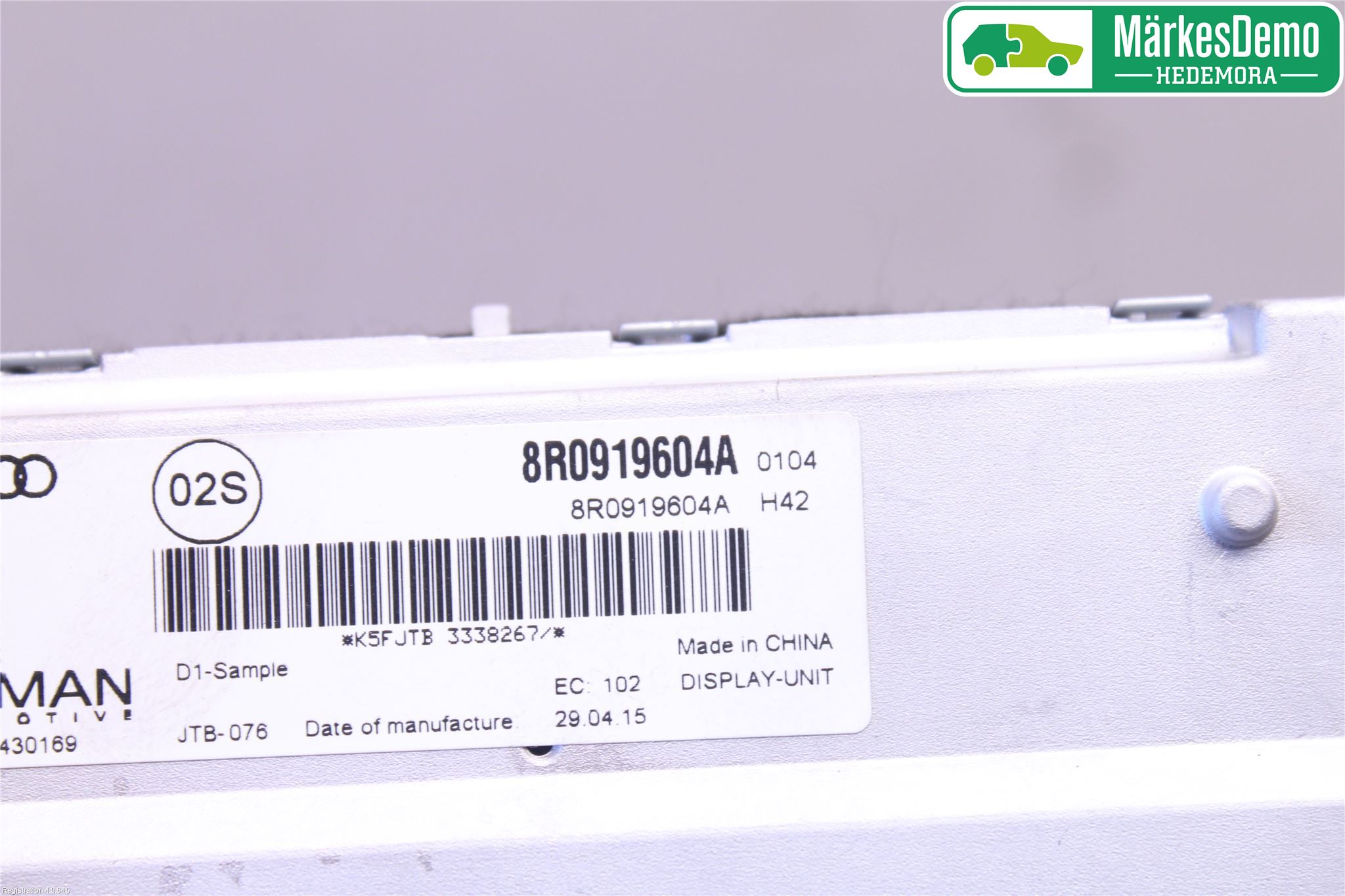 Audi A4 12-15 Multifunktionsdisplay