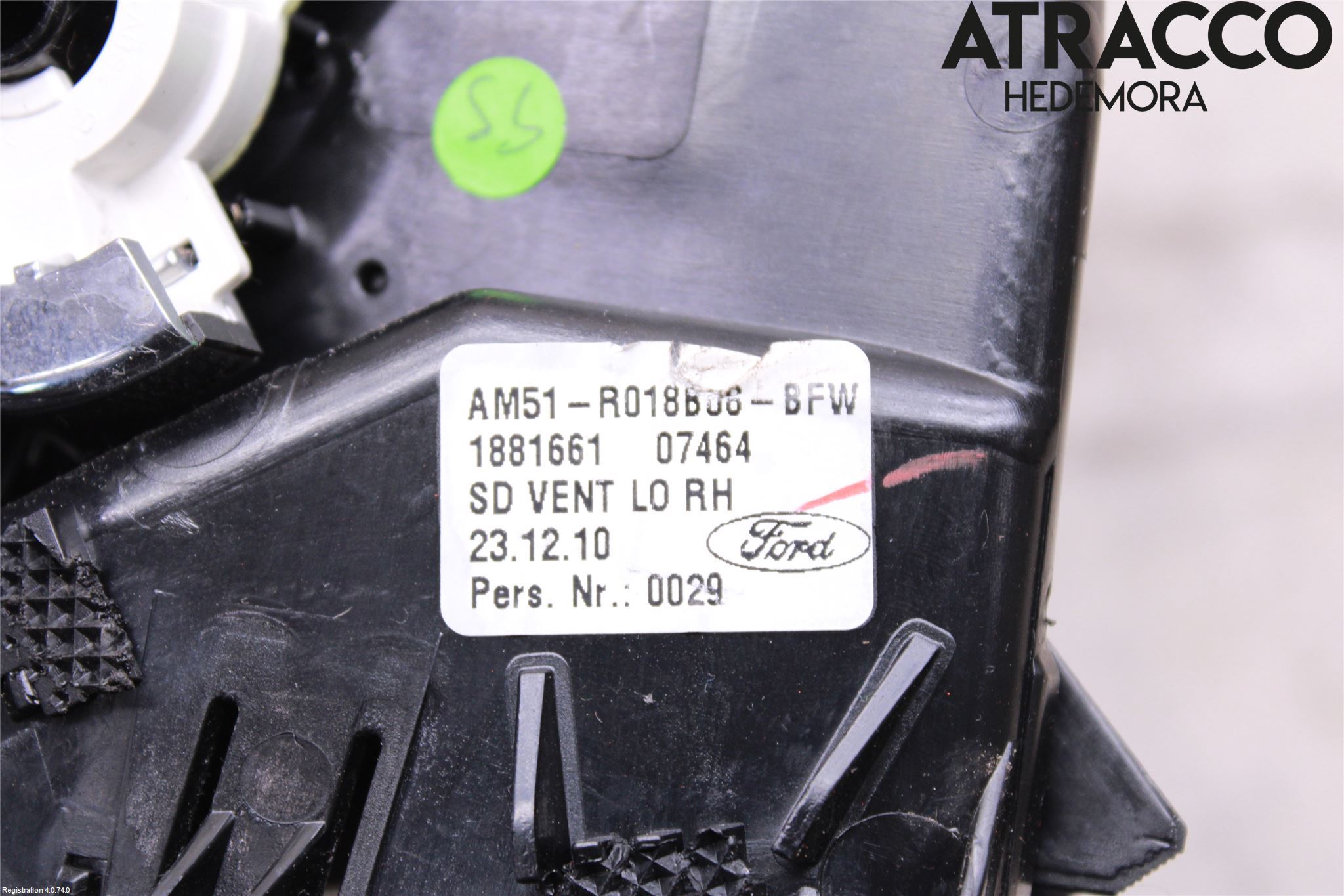 Ford GRAND C-MAX  11-14 Defrosterkanal-Munstycke