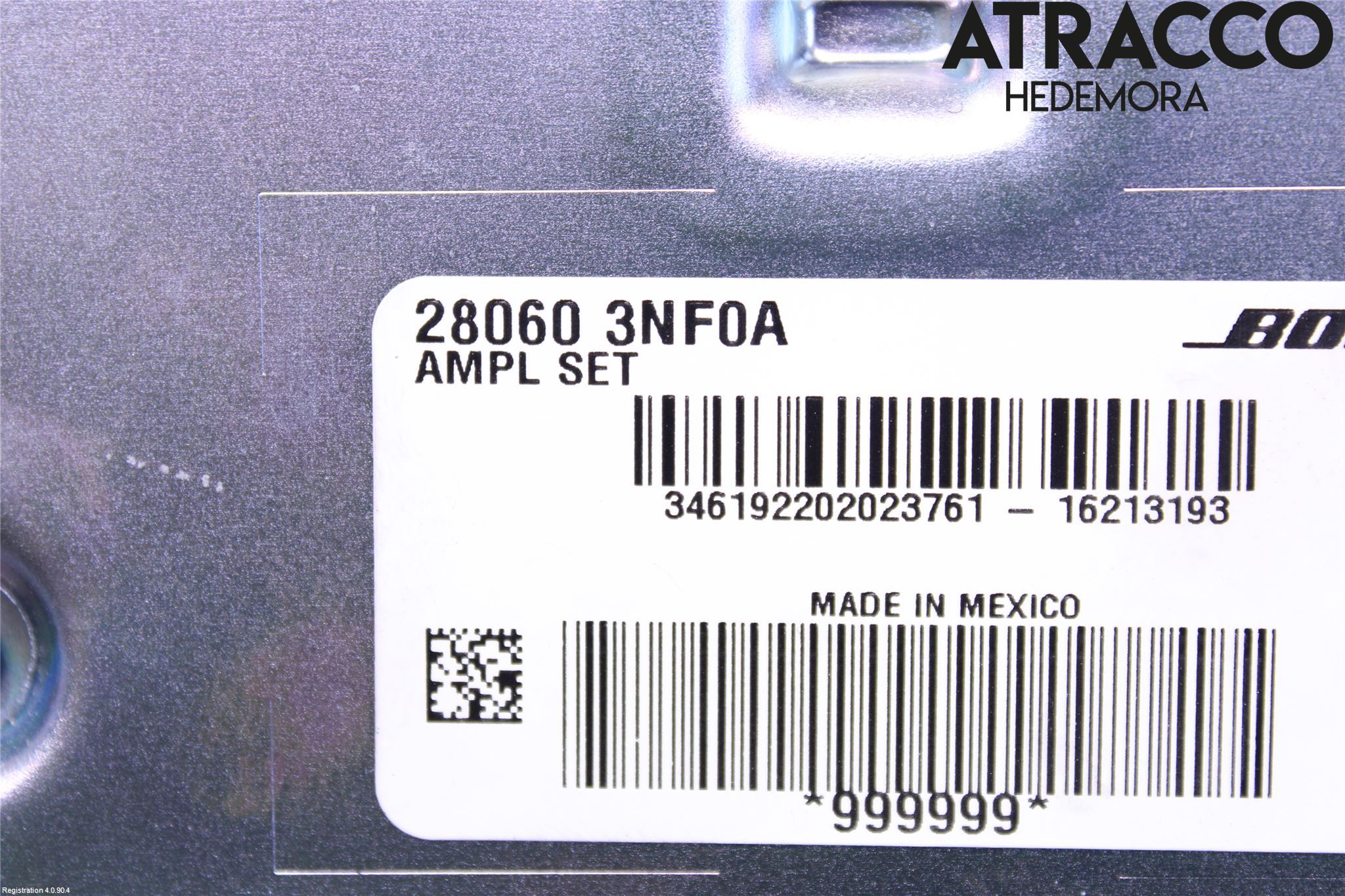 Nissan LEAF 11-17 Radio-Stereo Förstärkare
