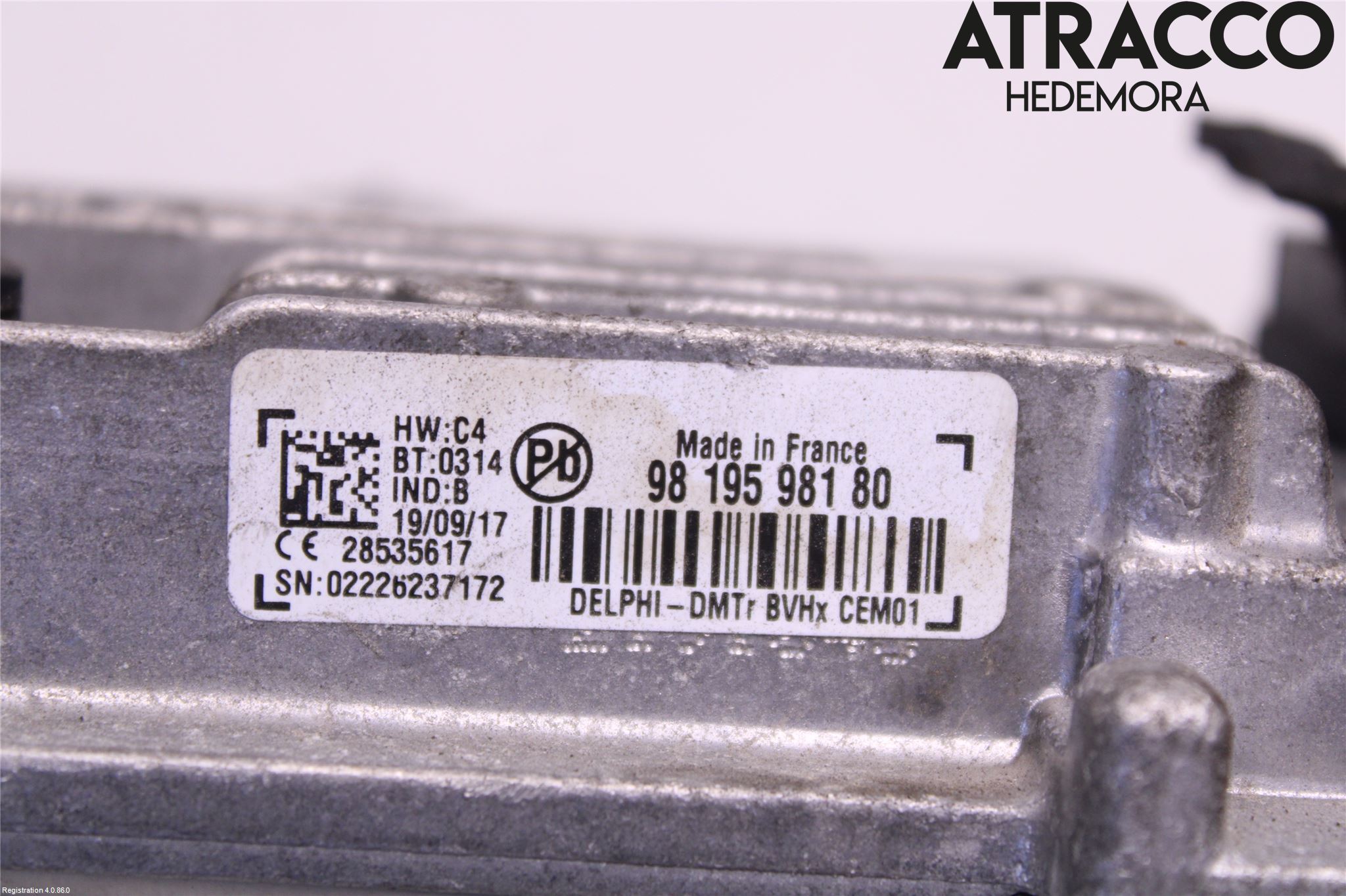 Peugeot 308 14-21 Styrenhet Start/Stopp