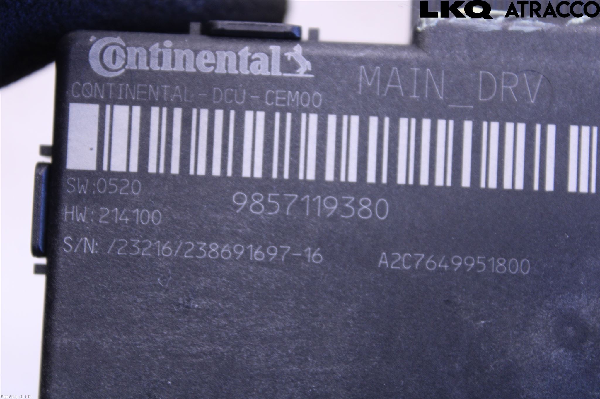 Peugeot 408 22- Styrenhet Dörr