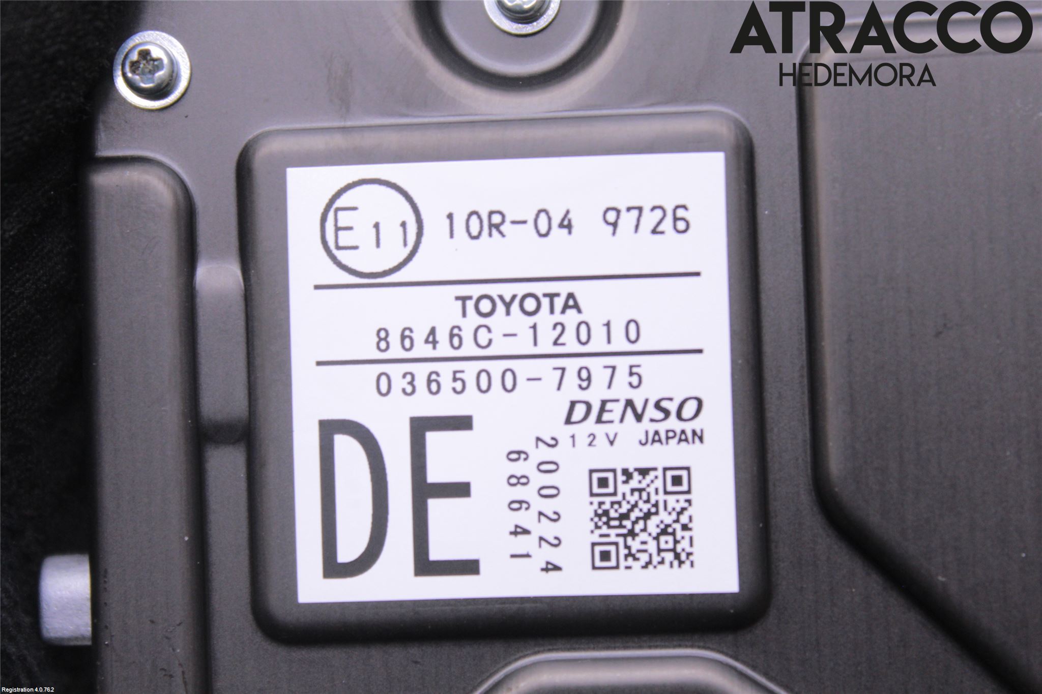 Toyota COROLLA 19- Sensor Aktivt Kollisionsskydd