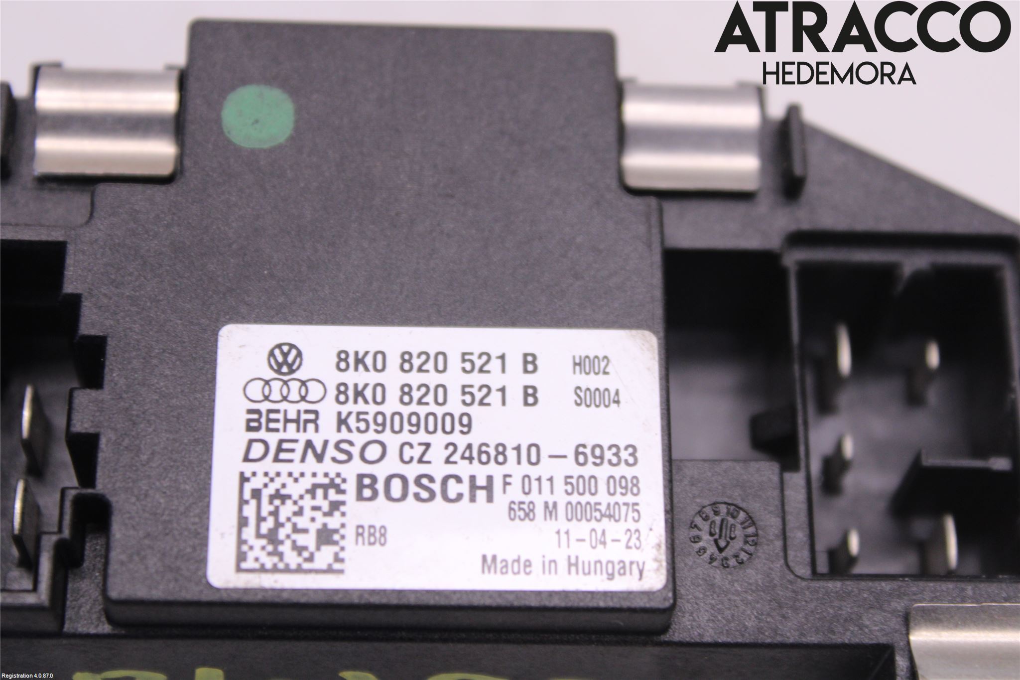 Audi A4/S4 08-11 Värmefläktsmotstånd