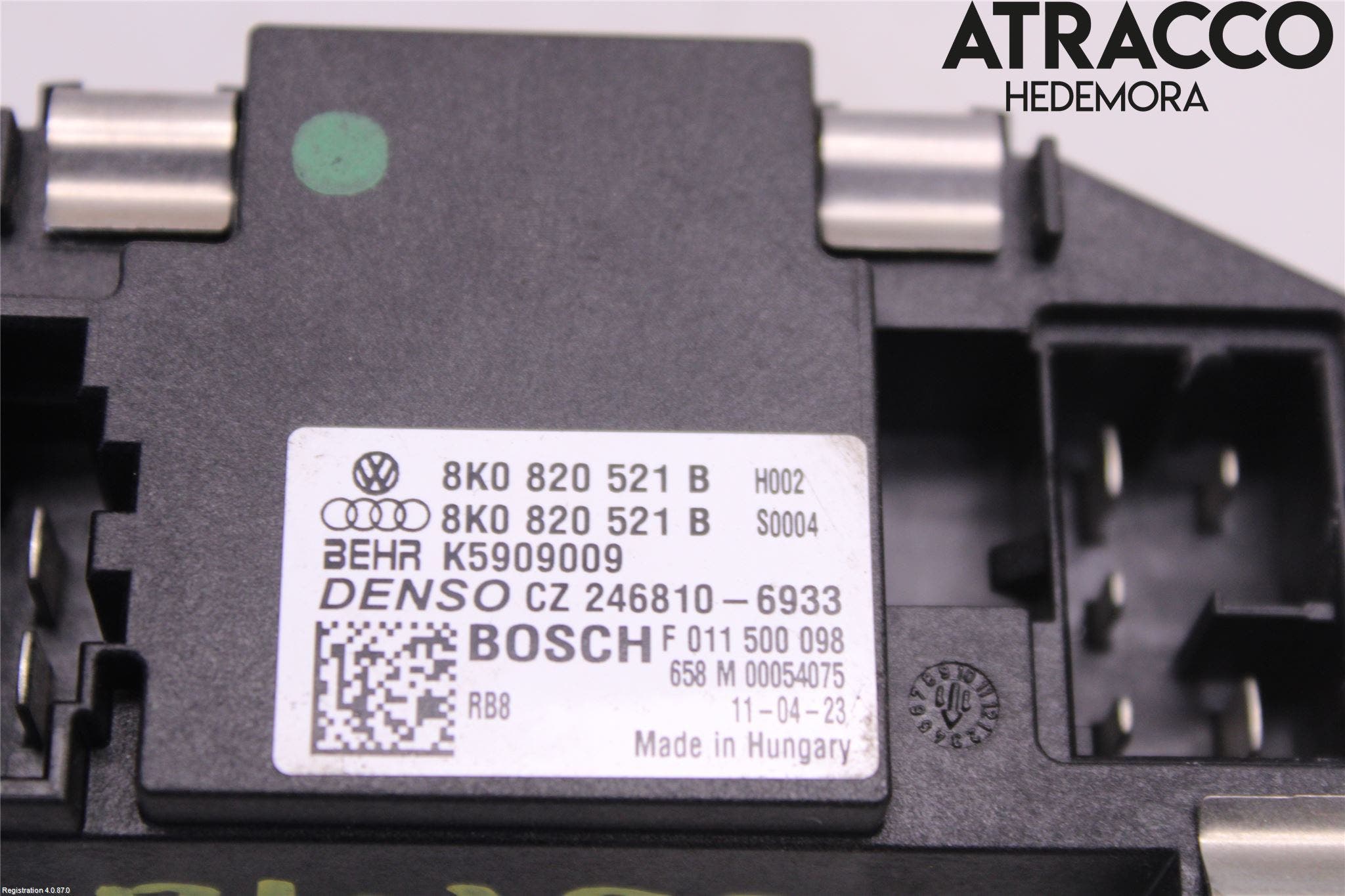 Audi A4/S4 08-11 Värmefläktsmotstånd