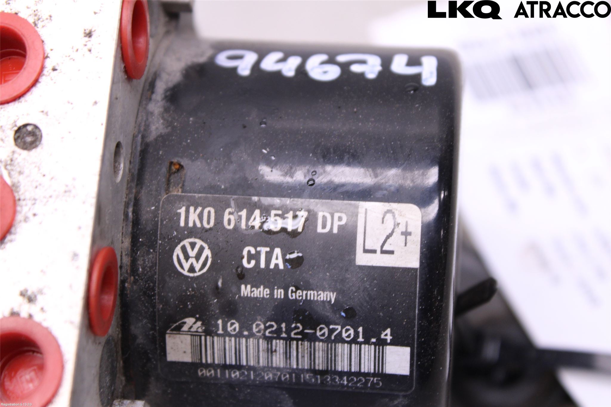 Volkswagen VW GOLF PLUS/CROSS GOLF 04-14 Abs Hydraulaggregat