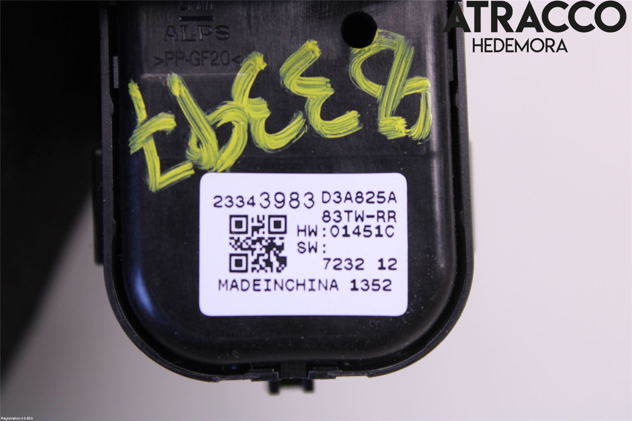 Opel INSIGNIA 17- Strömställare Elhiss