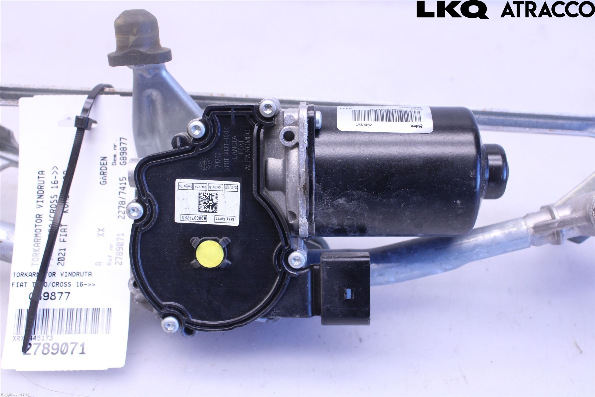 Fiat TIPO/CROSS 16- Torkarmotor Vindruta