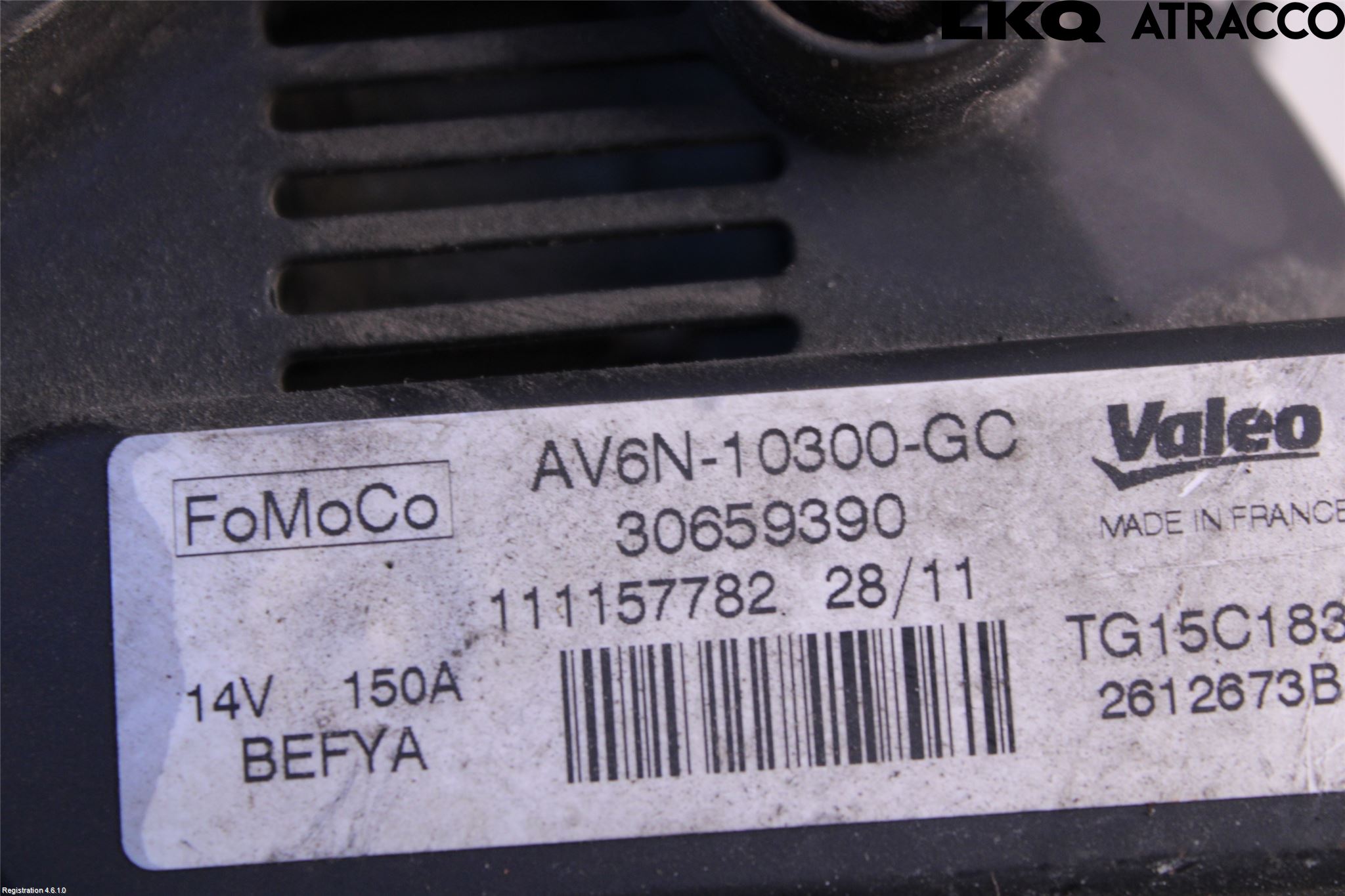 Ford C-MAX II  11-14 Generator
